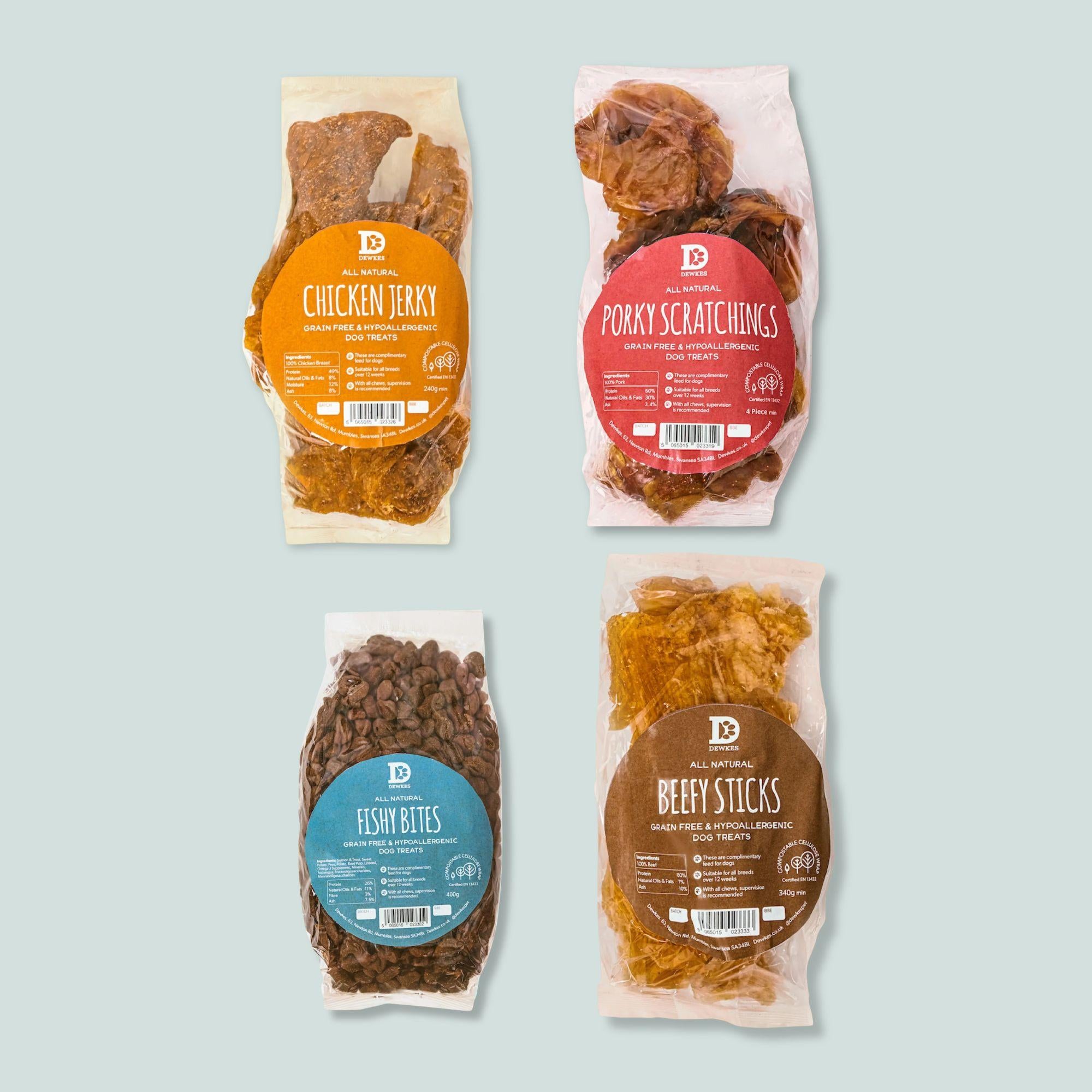The Bestsellers Bundle - 4-Pack Variety Dog Treats