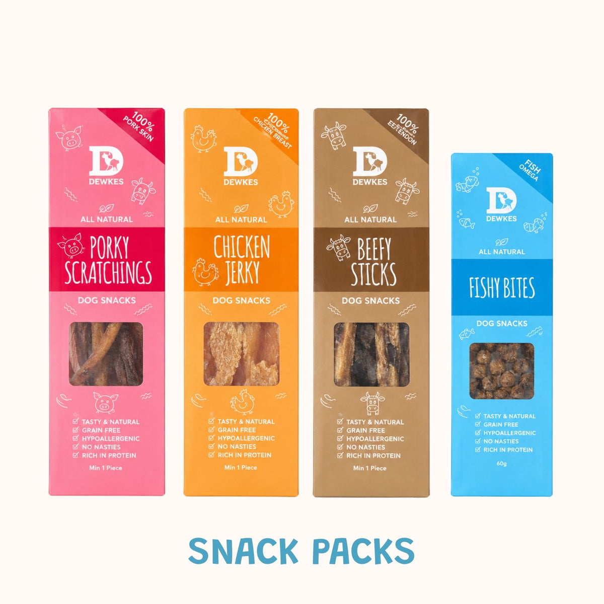 The Bestsellers Bundle - 4-Pack Variety Dog Treats