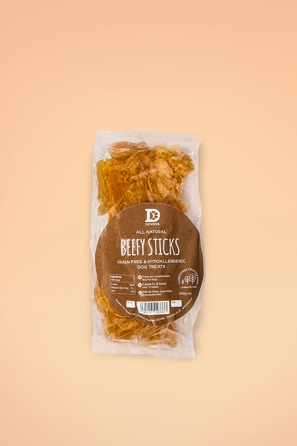Dewkes Beefy Sticks – Natural Dog Chews for Healthy Teeth and Gums