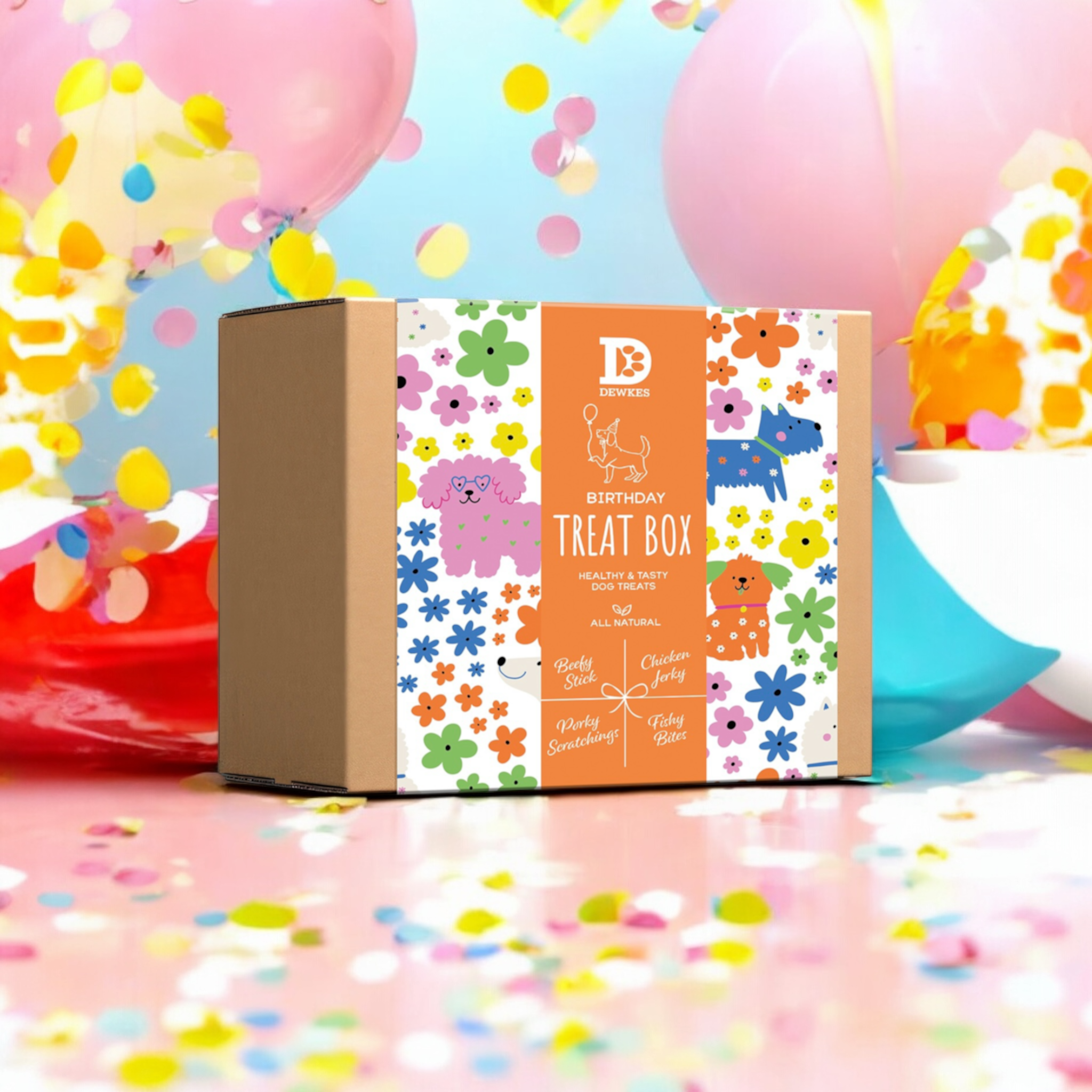 Birthday Dog Treat Box