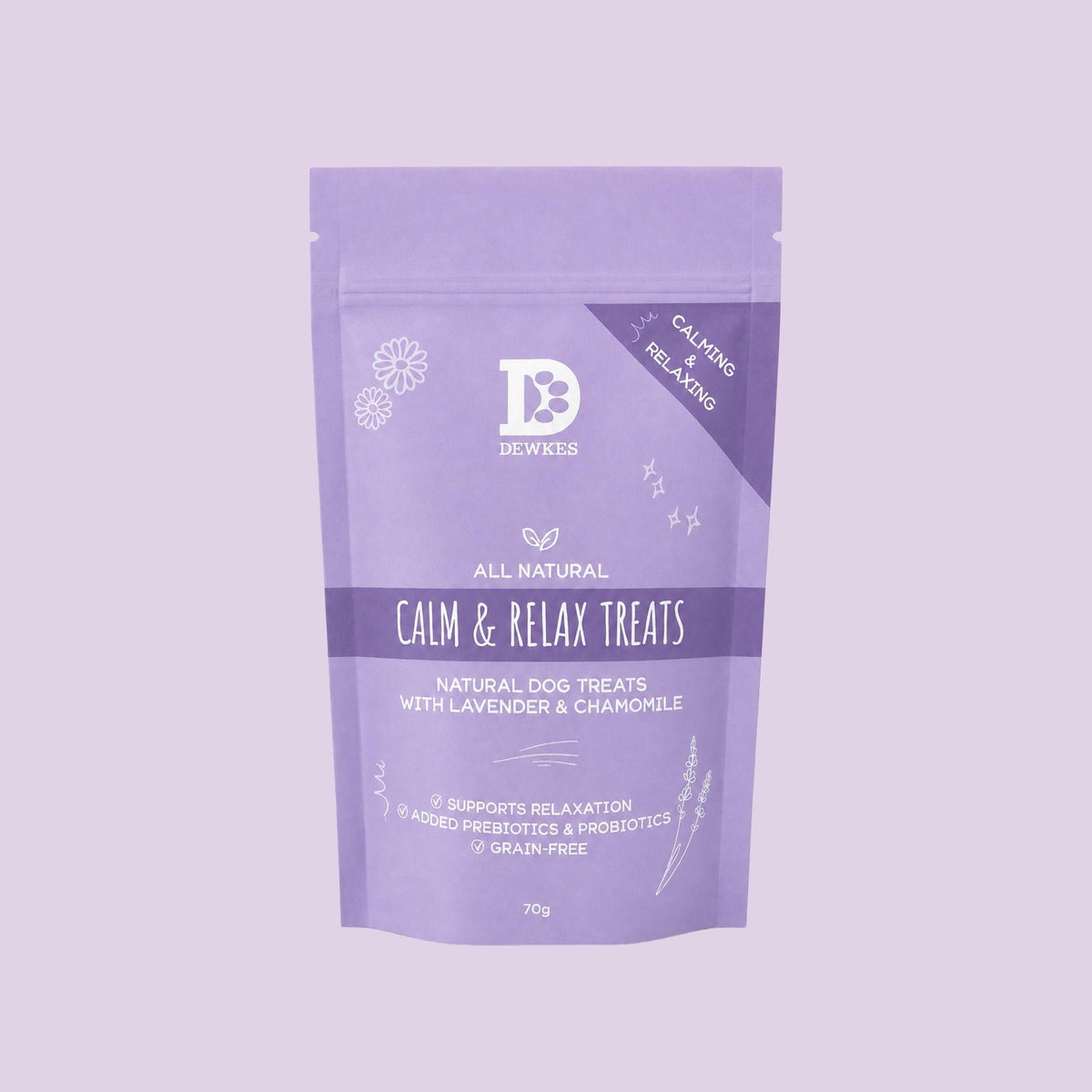 Calm & Relax Bites – Dog Treats with Chamomile & Lavender