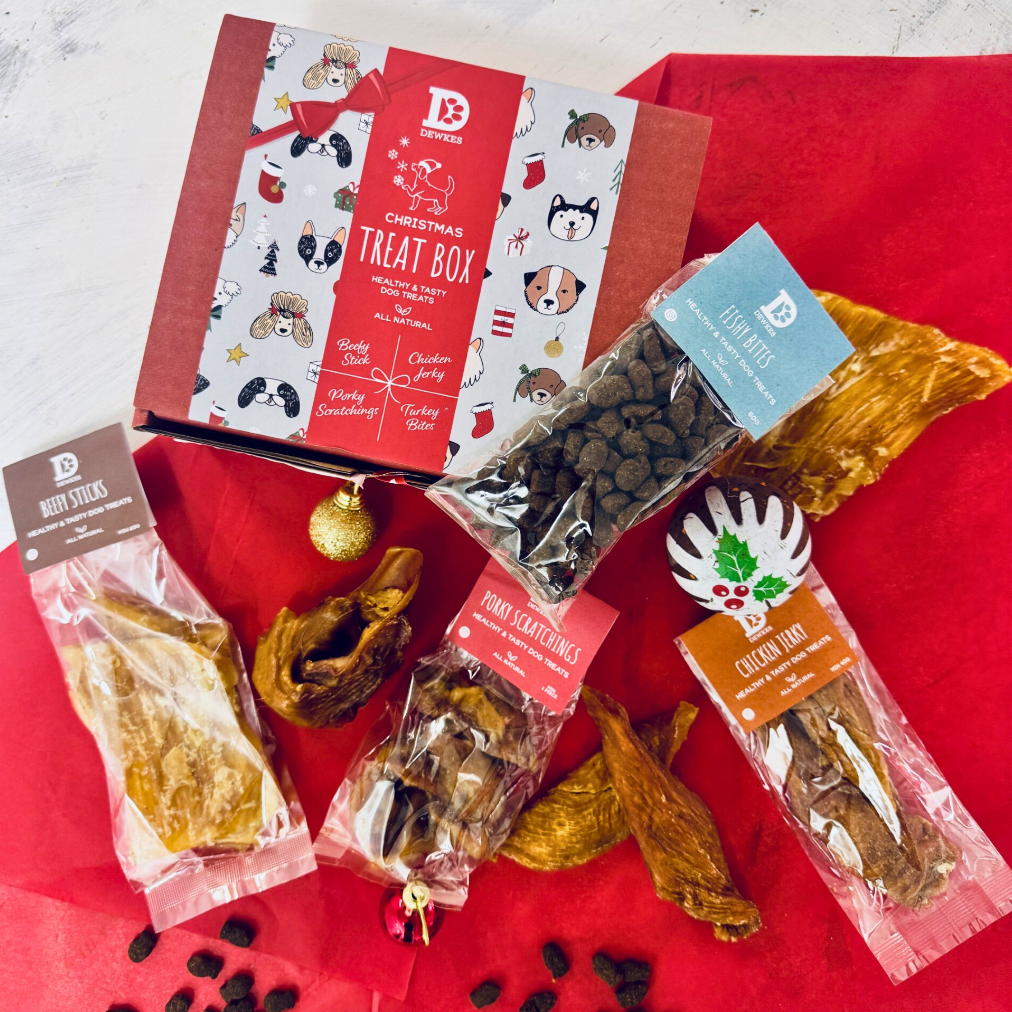 Christmas Dog Treat Gift Box