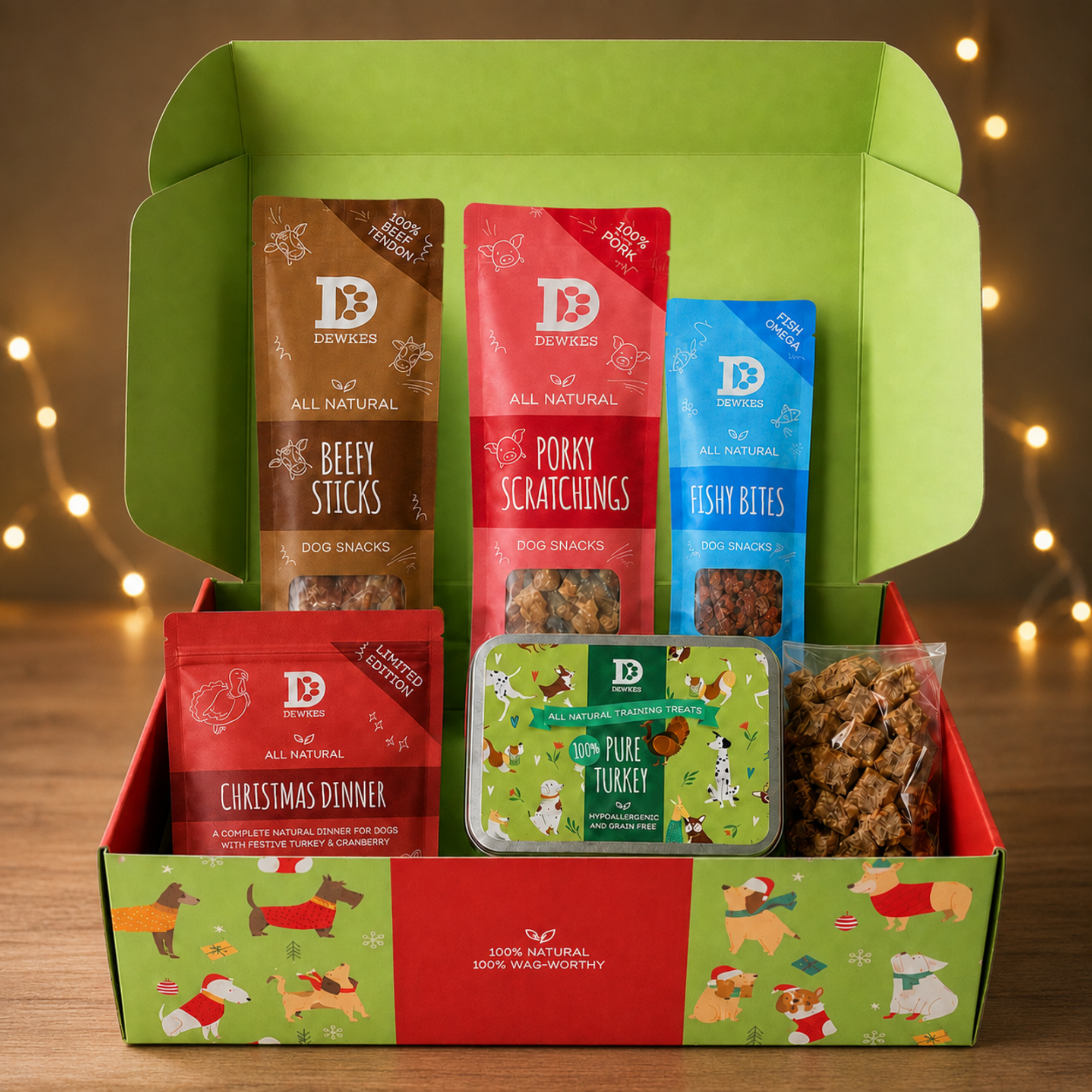 Christmas Dog Treat Gift Box