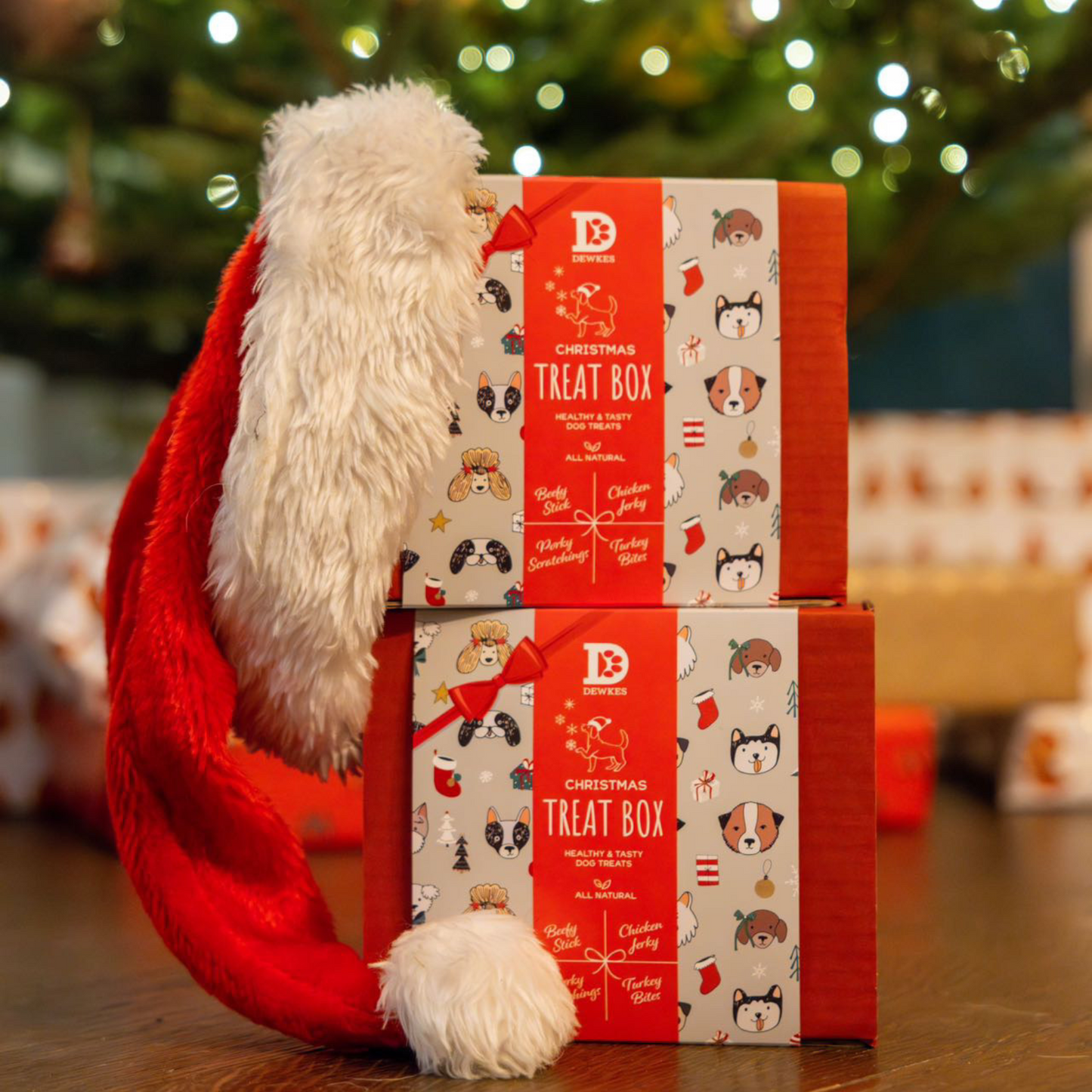 🎄Dewkes Christmas Dog Gift Box | The Ultimate Festive Treat For Your Furry Friend🎁🐾