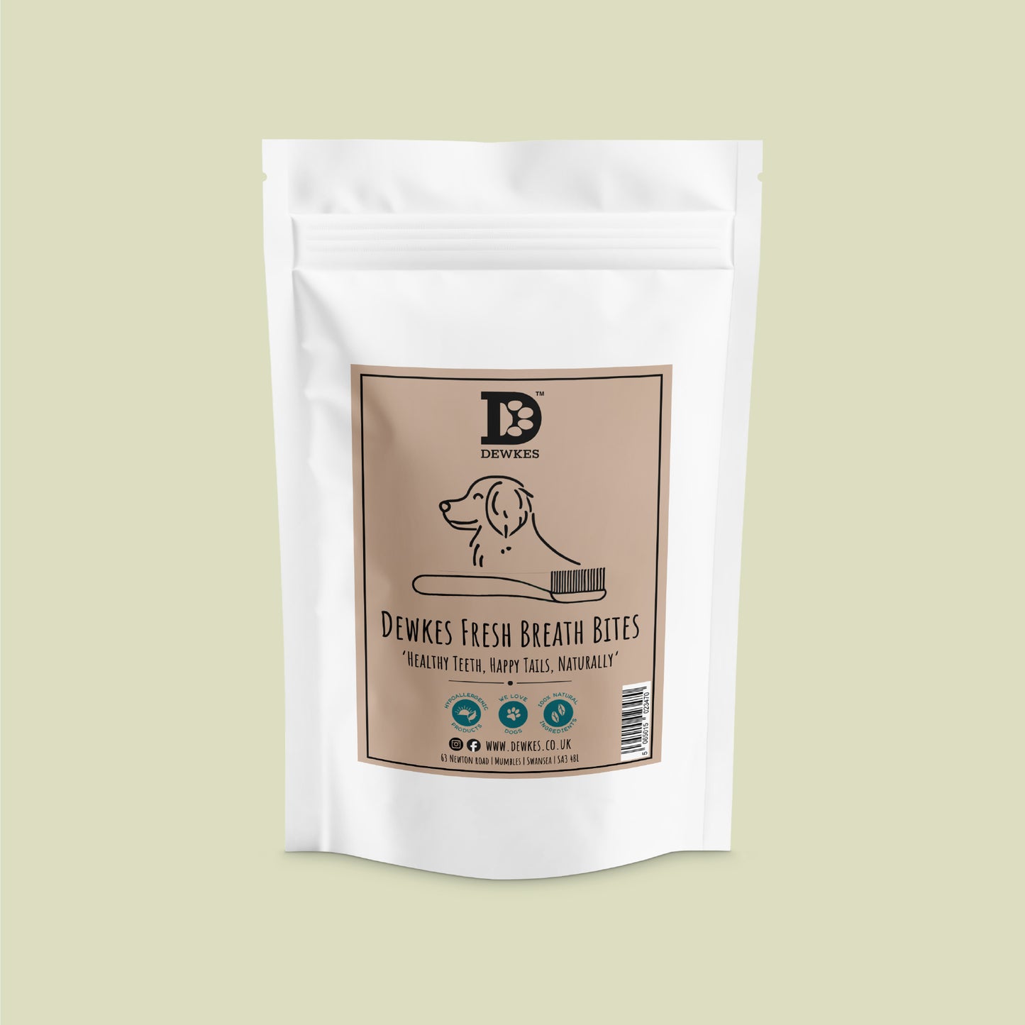 Dewkes Fresh Breath Bites – Natural Dental Treats for Dogs