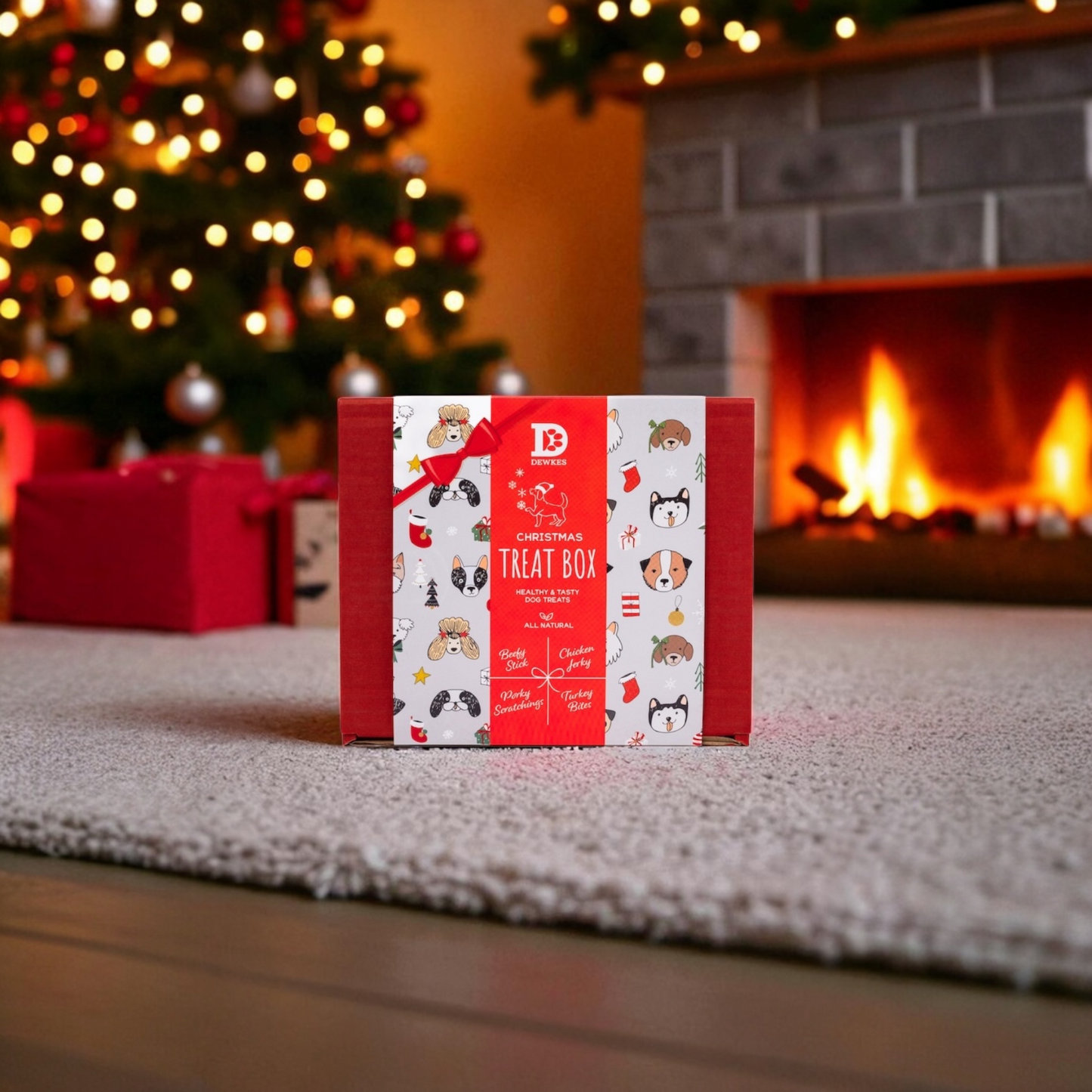 🎄Dewkes Christmas Dog Gift Box | The Ultimate Festive Treat For Your Furry Friend🎁🐾