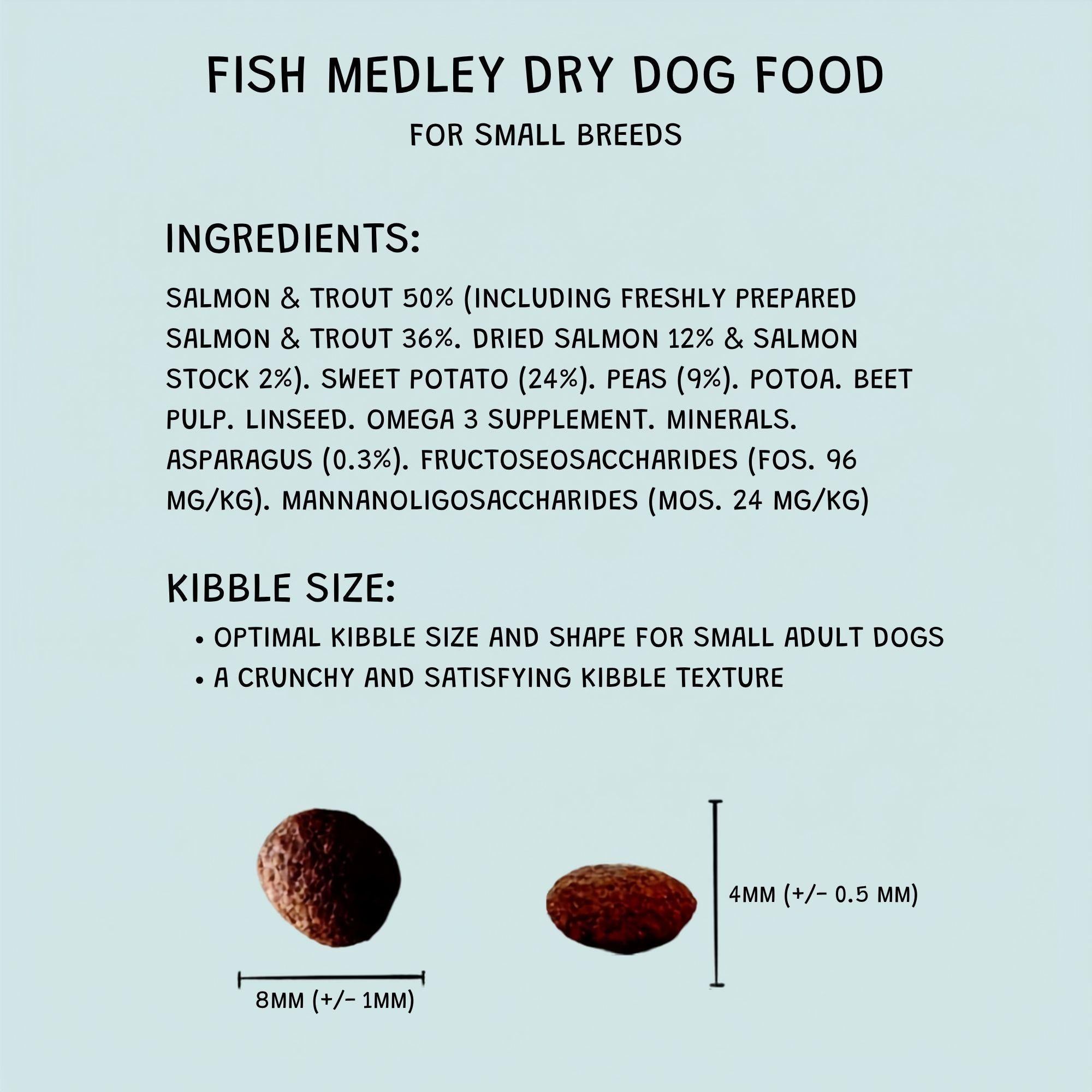 Fish Medley Small Breed Grain-Free Dry Dog Food