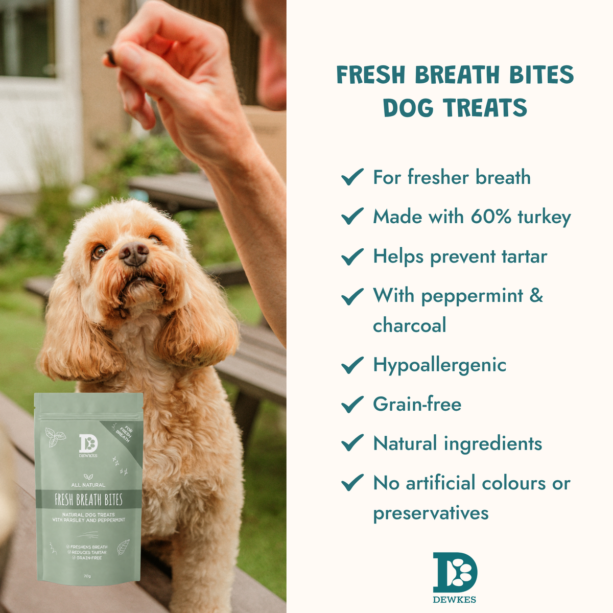 Fresh Breath Bites – Dental Care Dog Treats