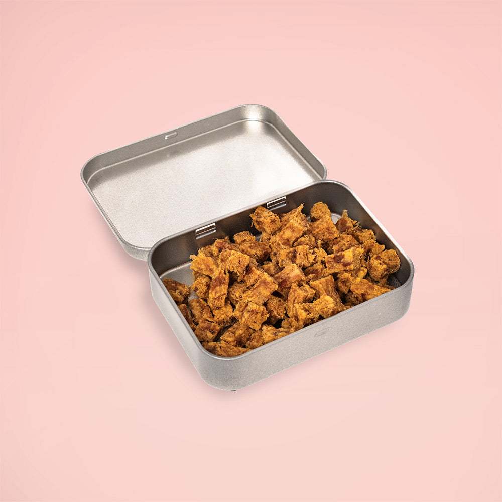Rabbit Pure Meat Dog Treats (200g Bag) with Optional Treat Tin