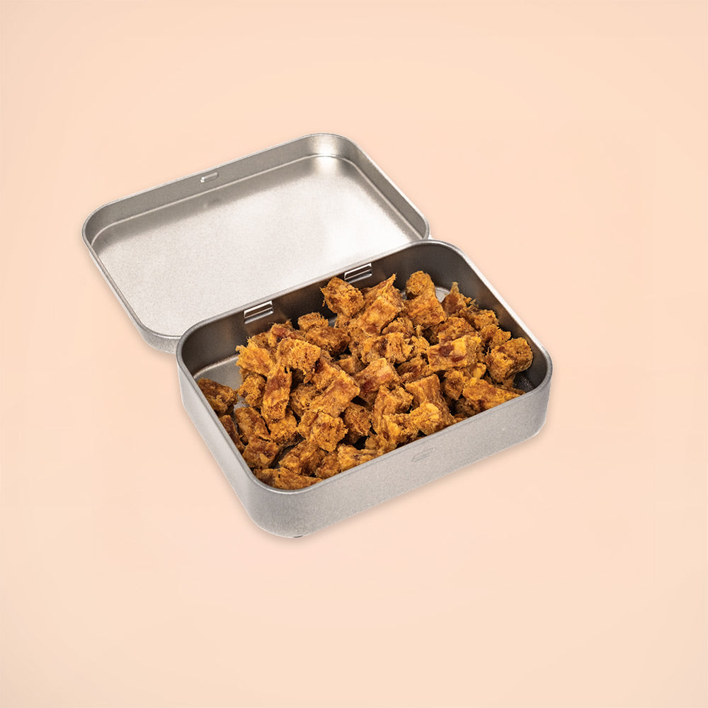 Venison Pure Meat Treats With Reusable Tin (60g of Treats)