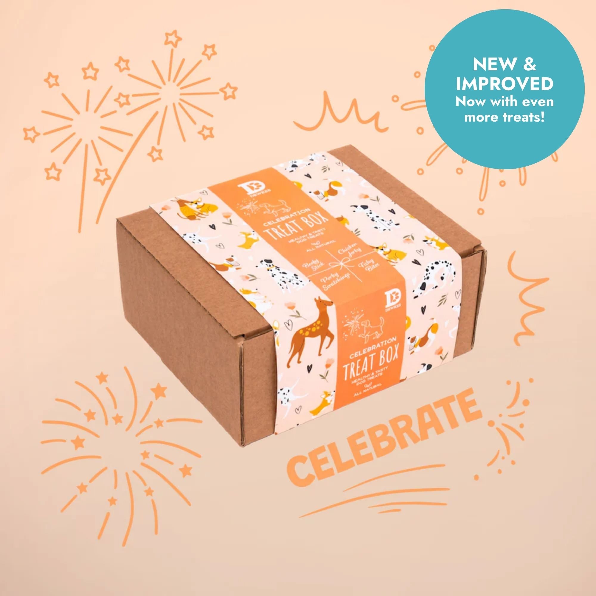 Celebration Dog Treat Gift Box