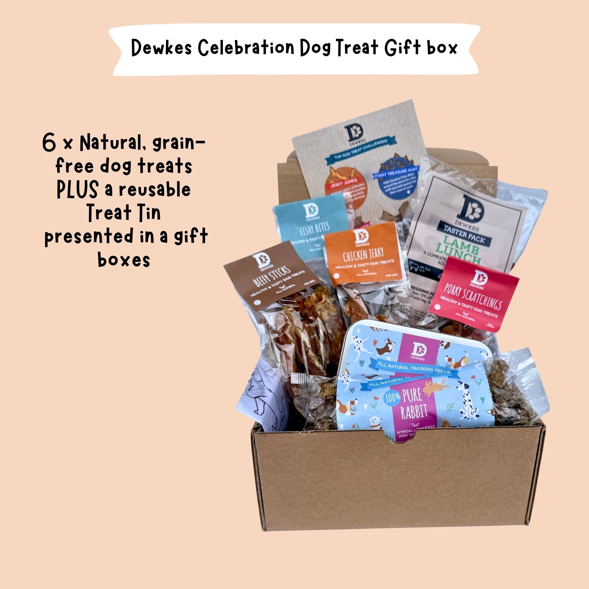 Celebration Dog Treat Gift Box