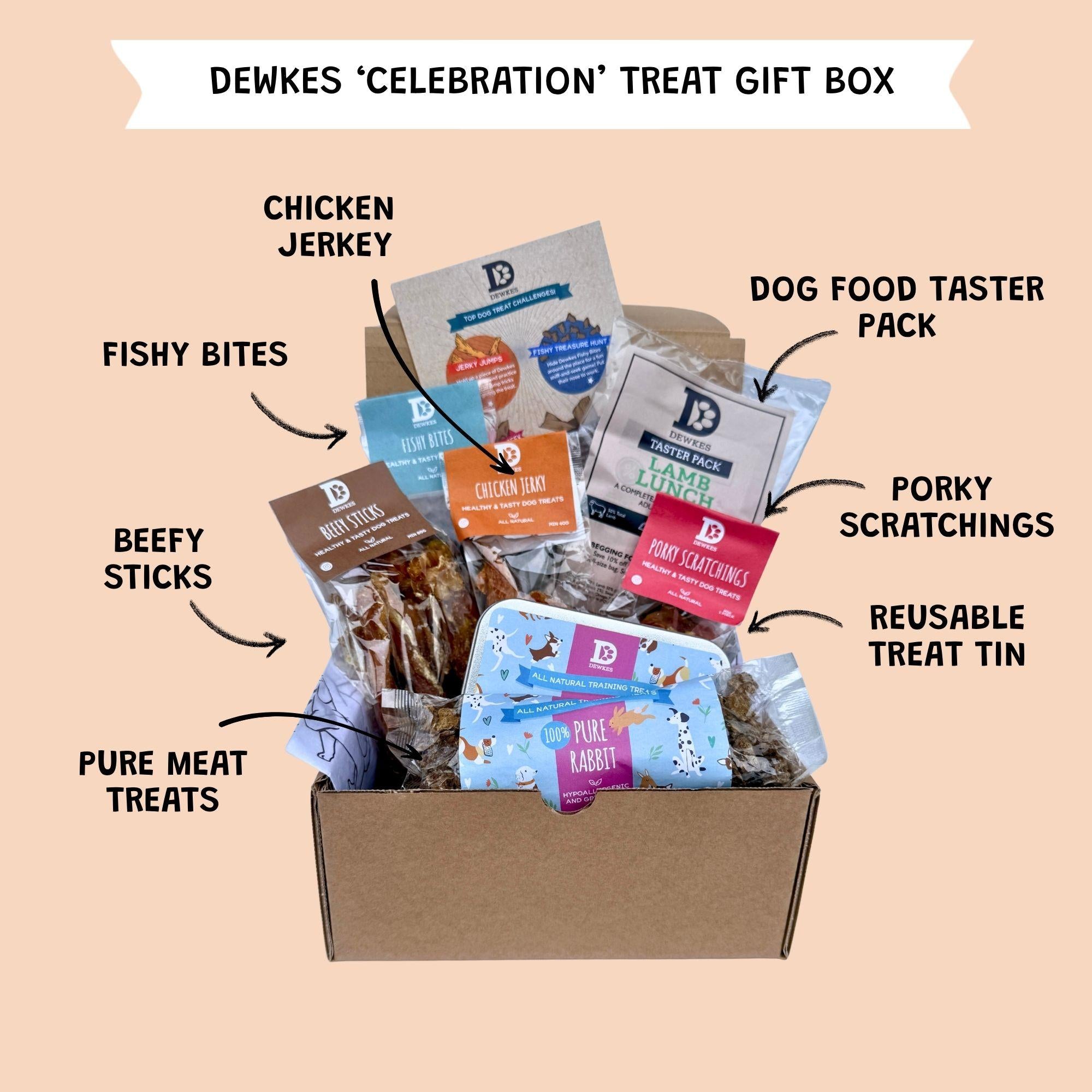 Celebration Dog Treat Gift Box