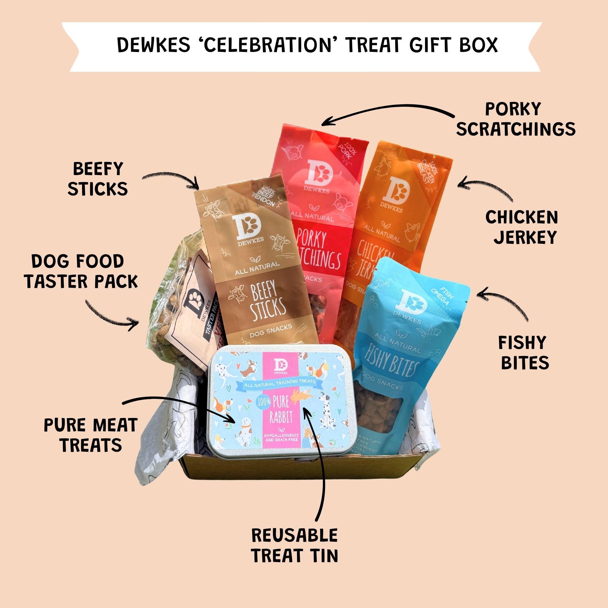 Celebration Dog Treat Gift Box