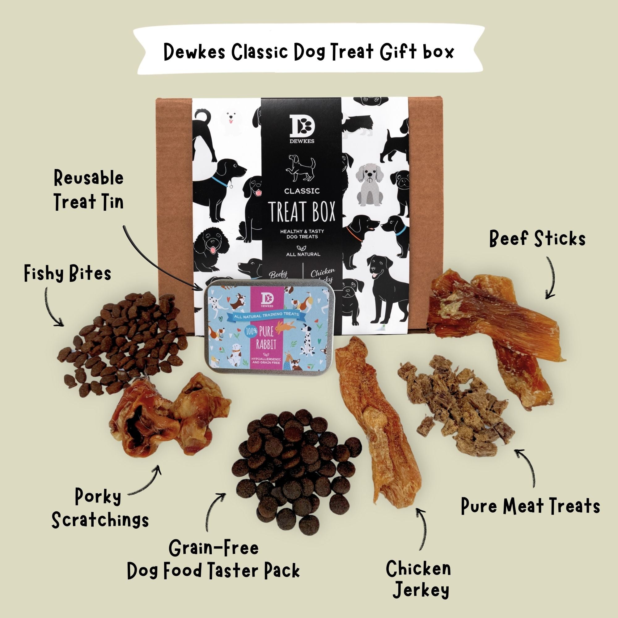 Classic Dog Treat Gift Box