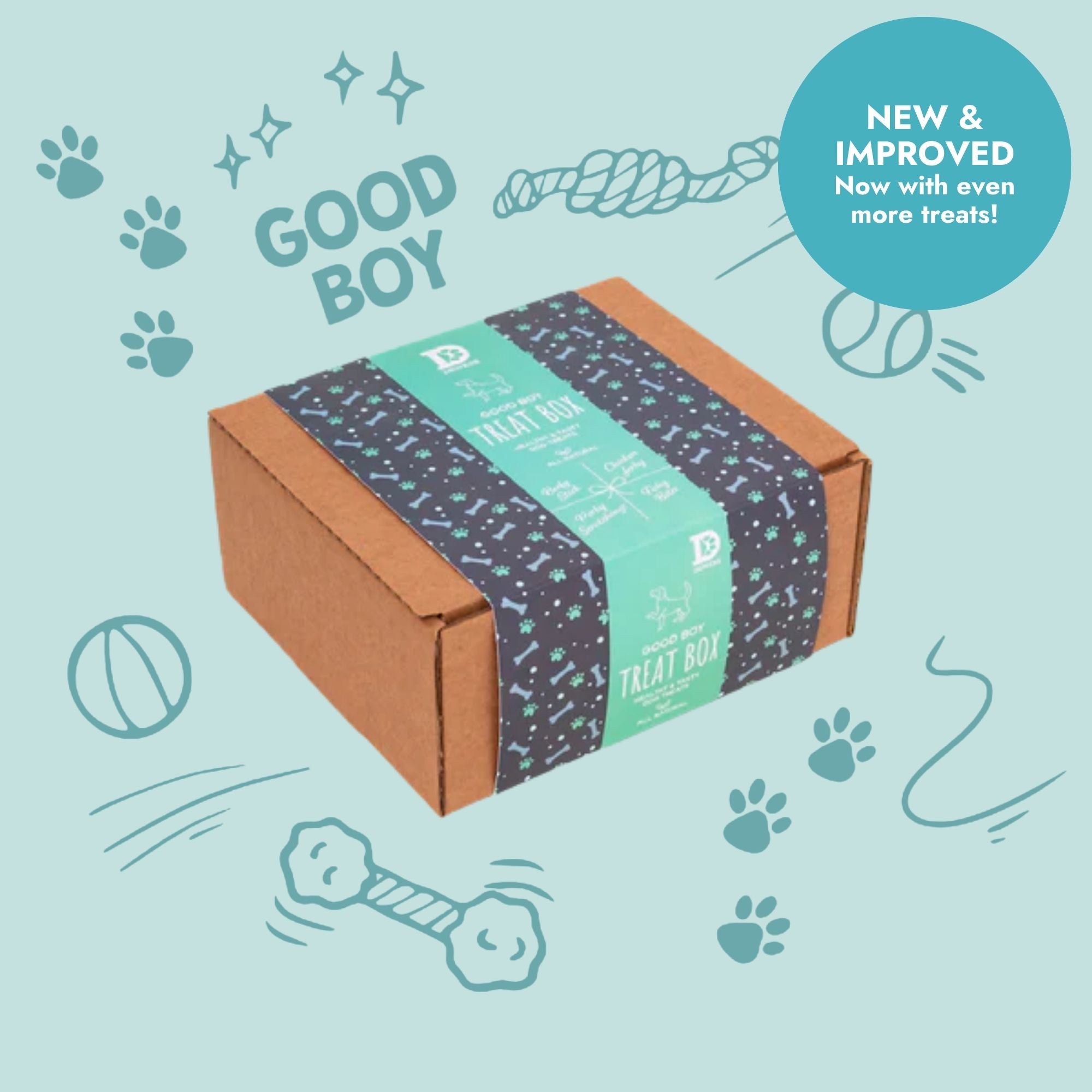 "Good Boy" Dog Treat Gift Box