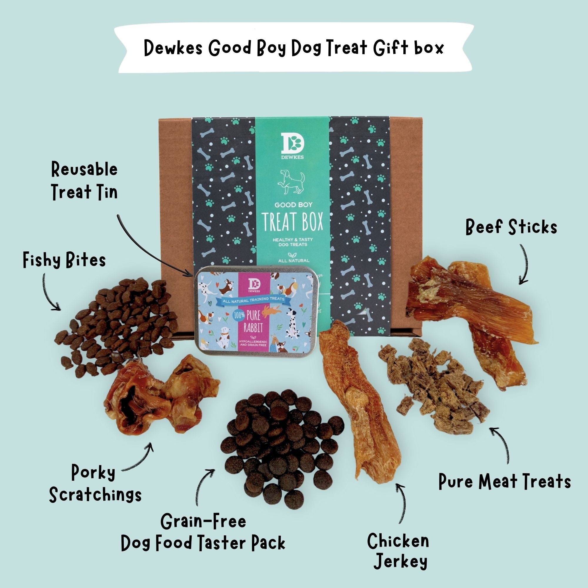 "Good Boy" Dog Treat Gift Box