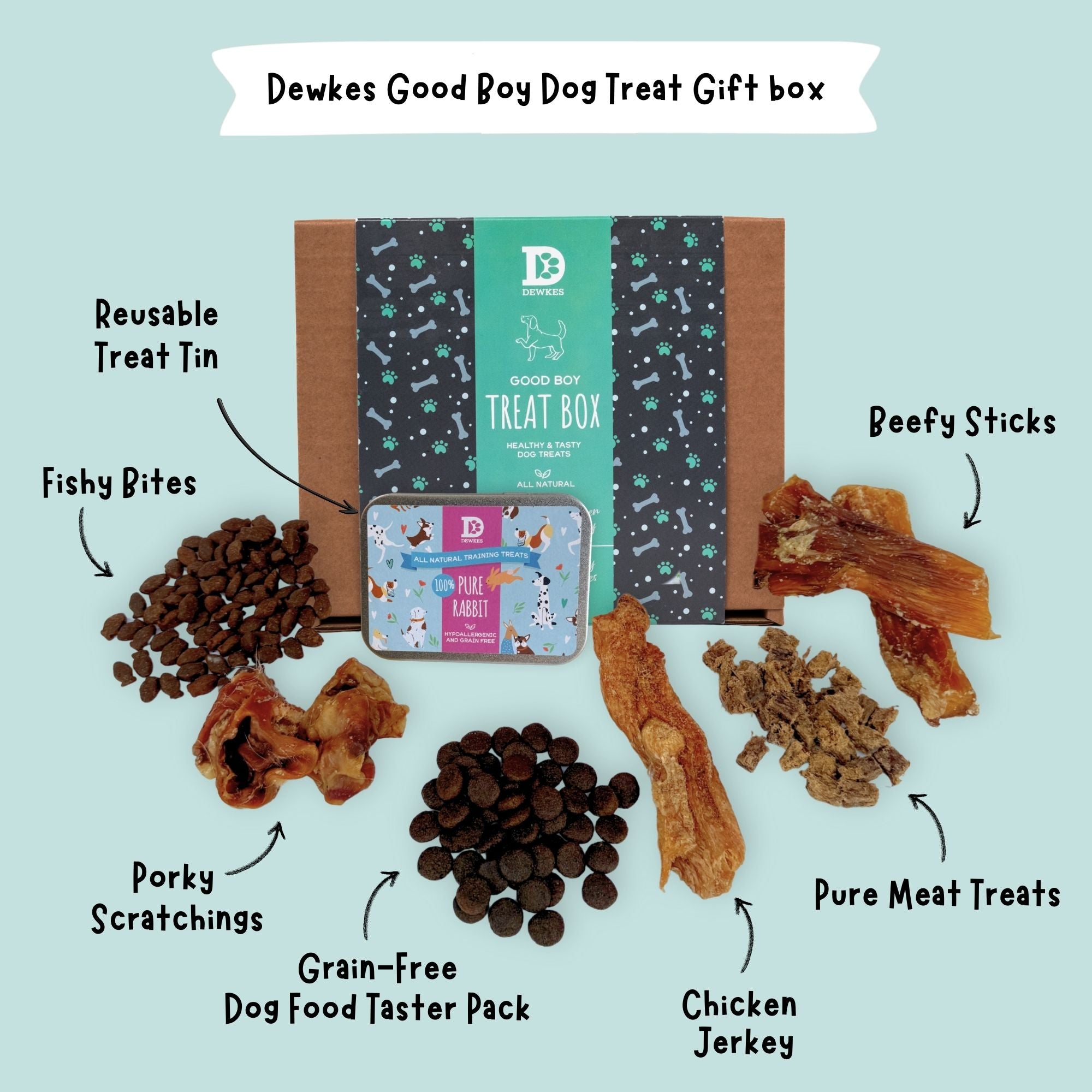 "Good Boy" Dog Treat Gift Box