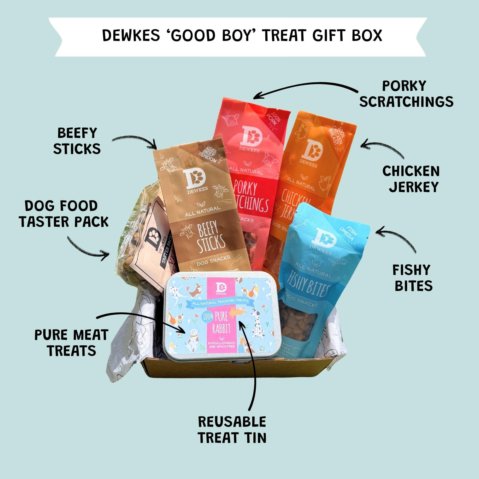 "Good Boy" Dog Treat Gift Box