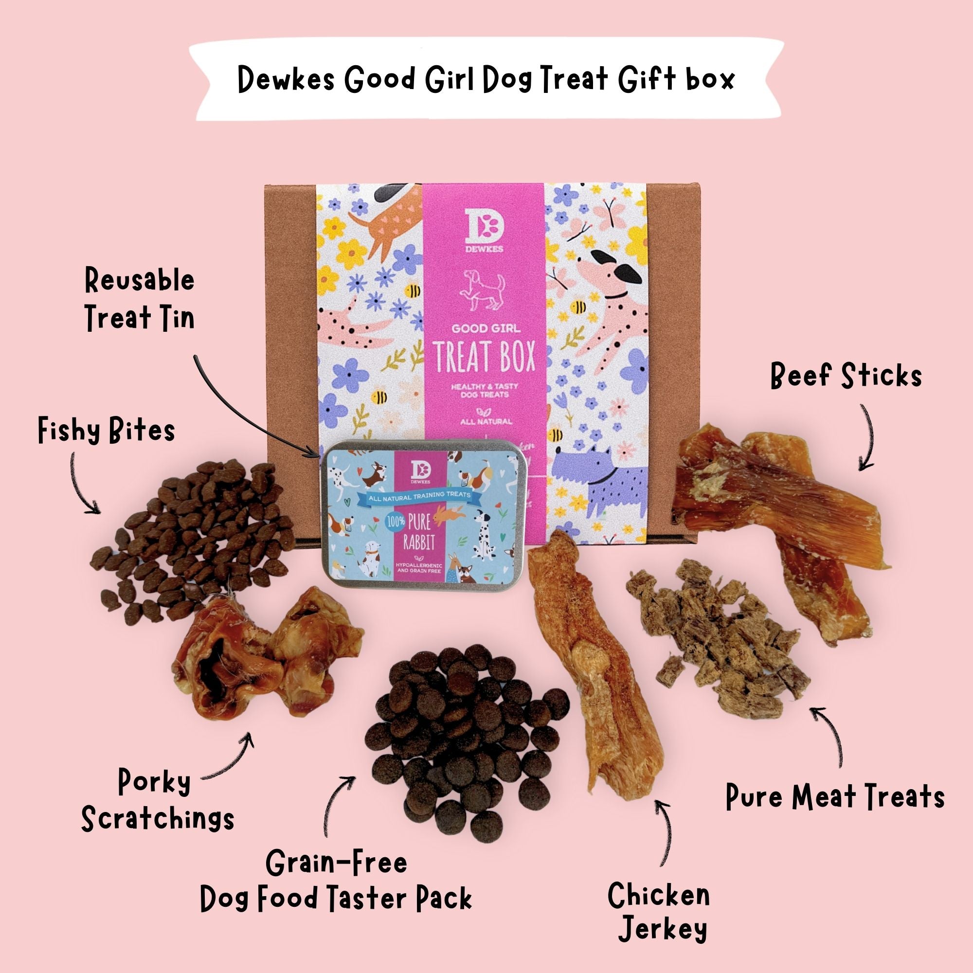 "Good Girl" Dog Treat Gift Box