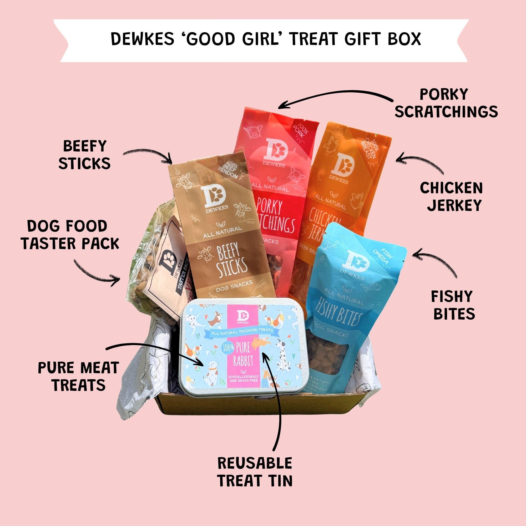 "Good Girl" Dog Treat Gift Box