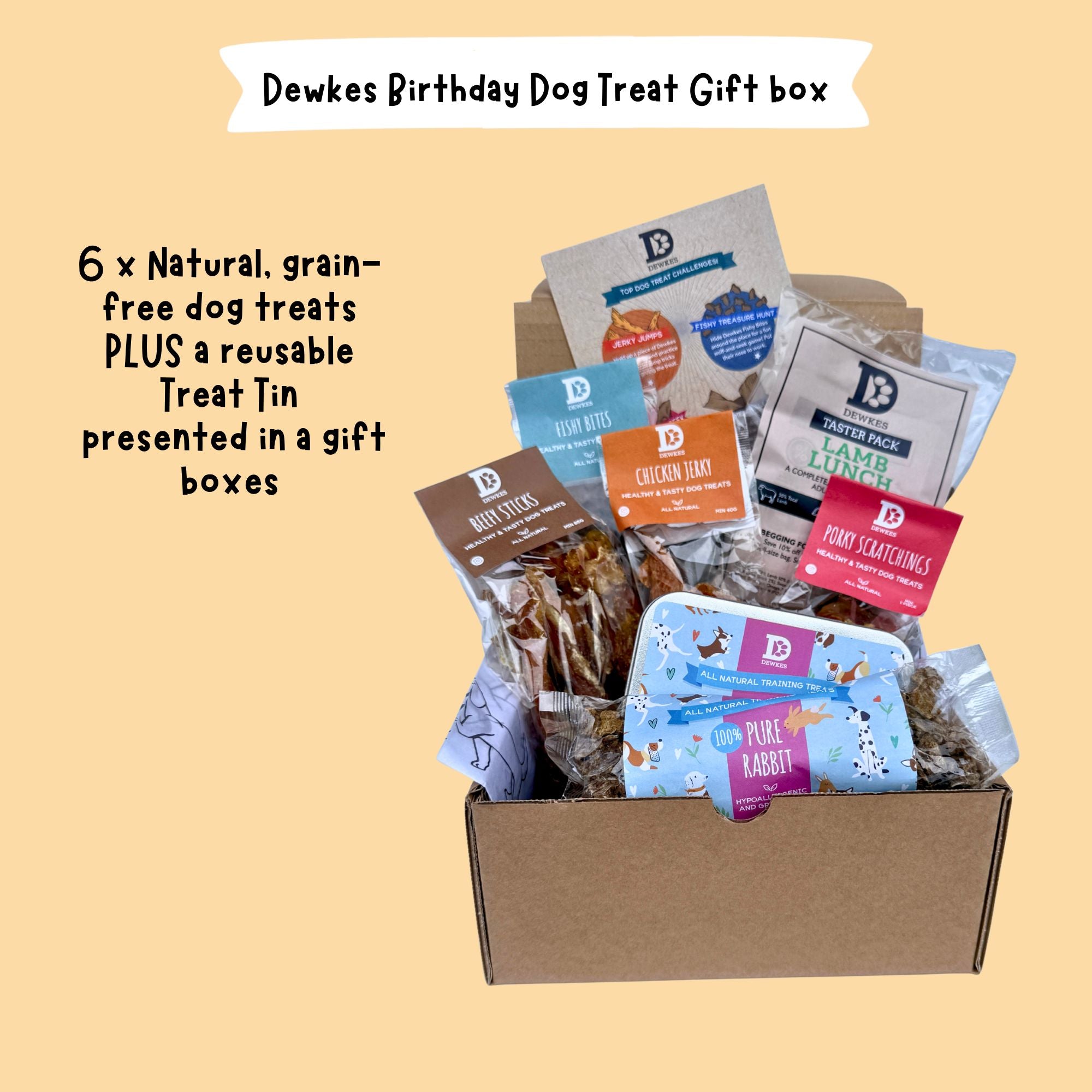 Birthday Dog Treat Gift Box
