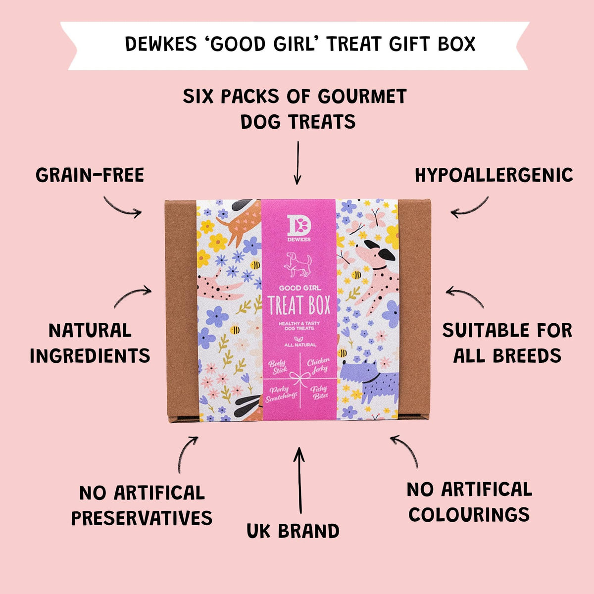 Good Girl Dog Treat Gift Box
