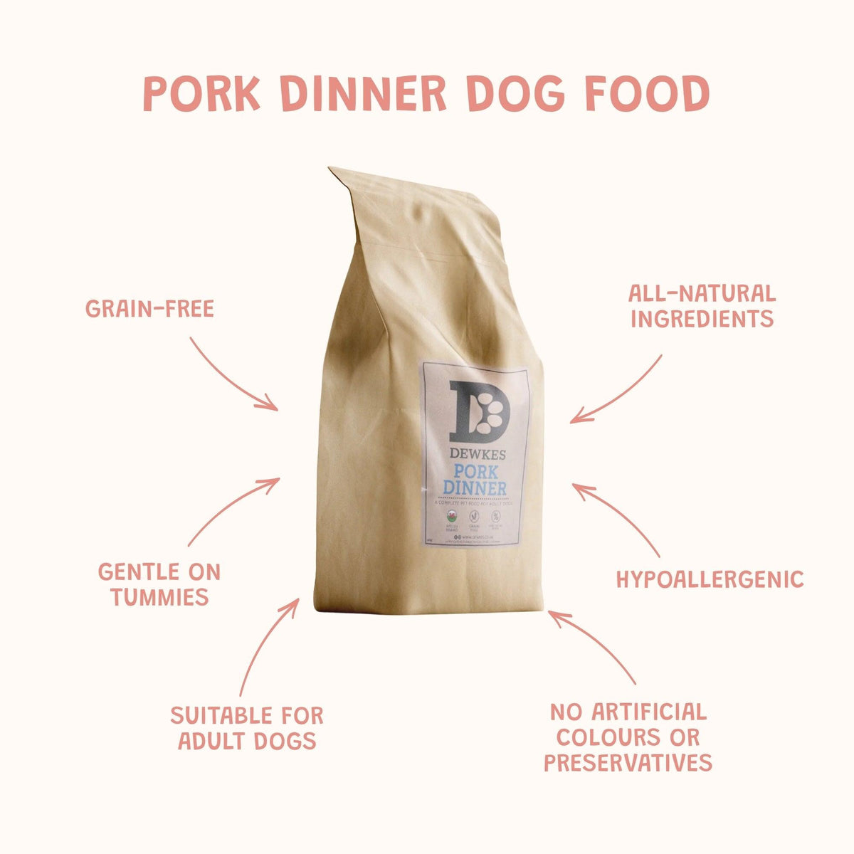 Pork Dinner Grain-Free Dry Dog Food