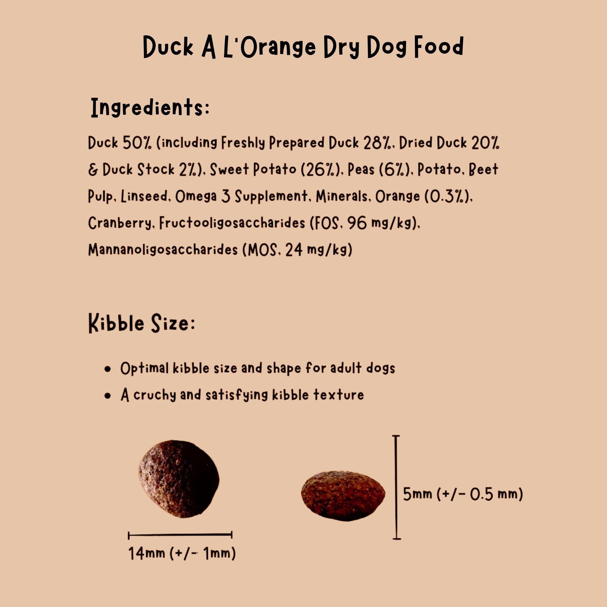 Duck A L'Orange Grain-Free Dry Dog Food