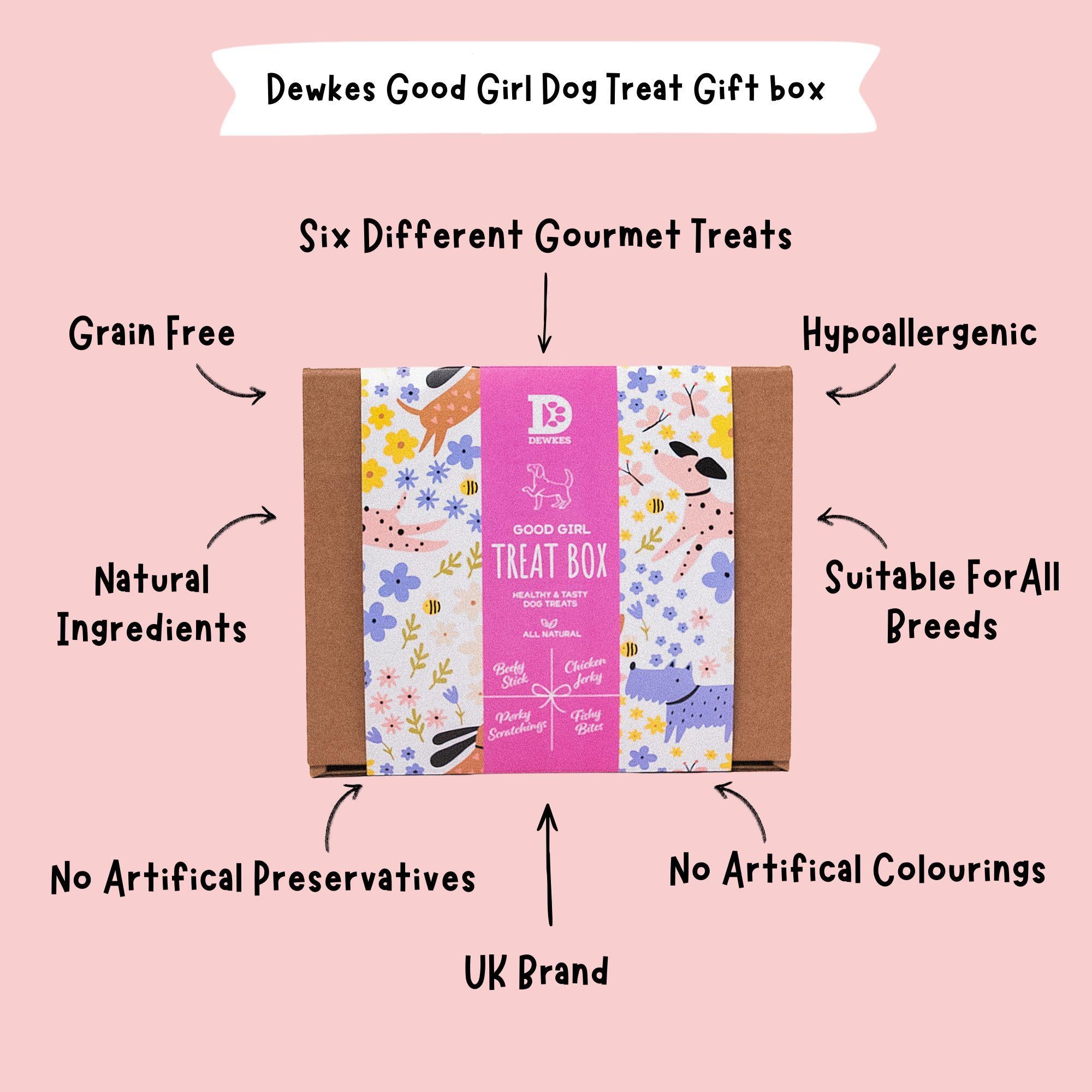 "Good Girl" Dog Treat Gift Box