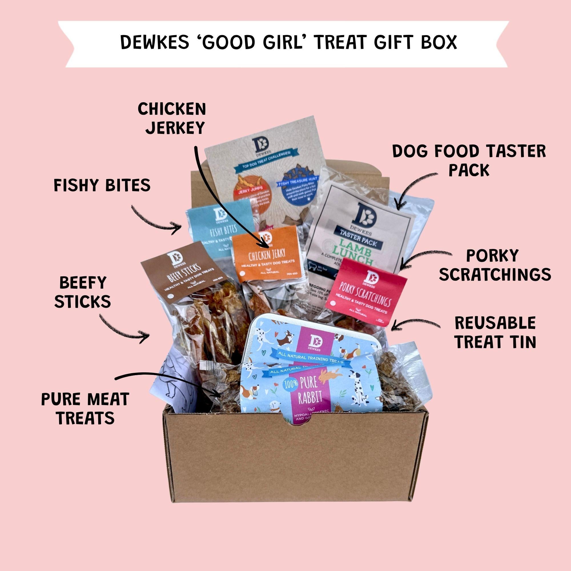 "Good Girl" Dog Treat Gift Box