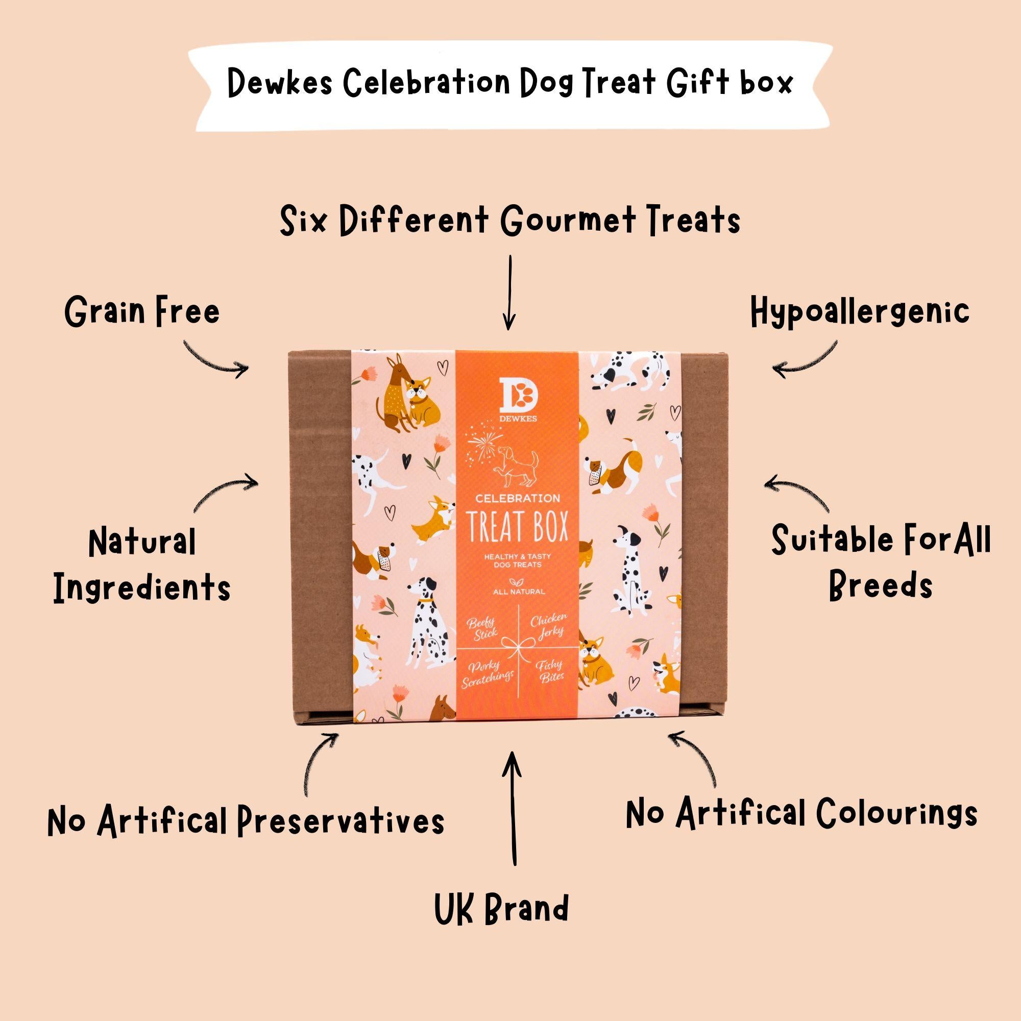 Celebration Dog Treat Gift Box