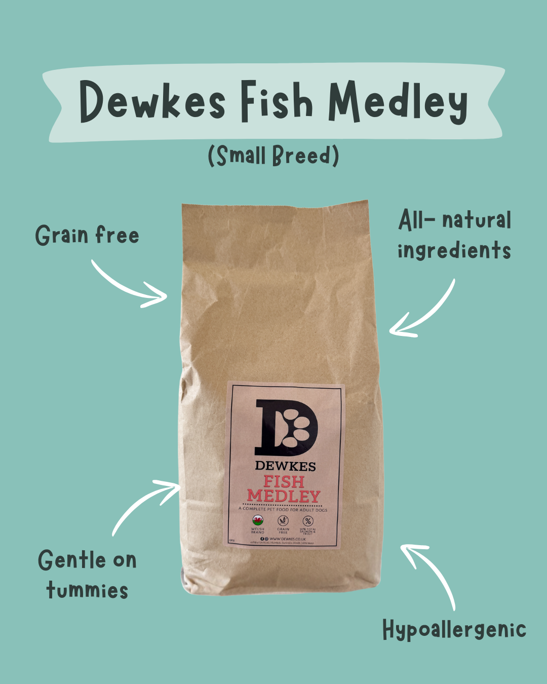 Dewkes Fish Medley Small Breed