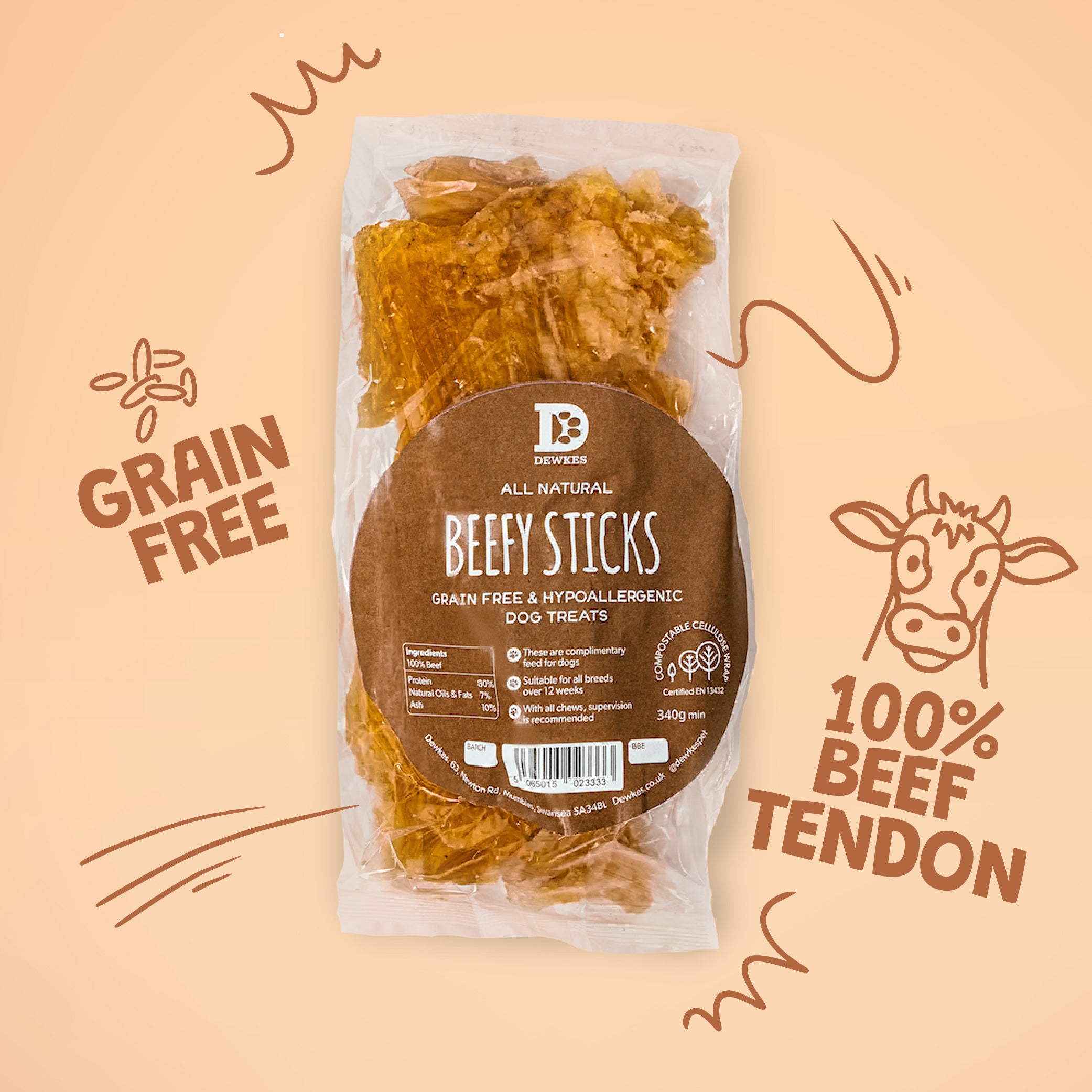 Beefy Sticks Dog Treats (340g)
