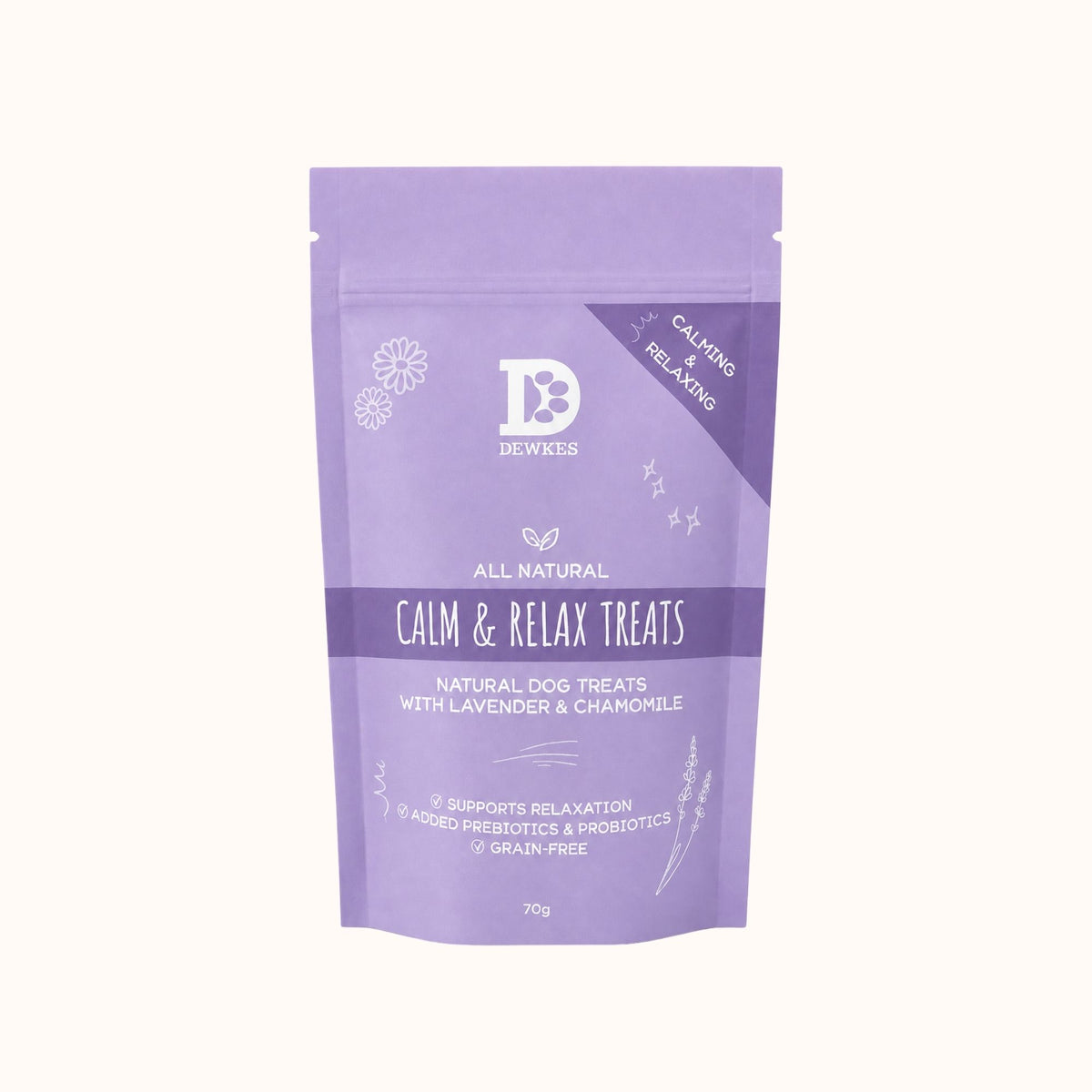 Calm & Relax Bites – Dog Treats with Chamomile & Lavender