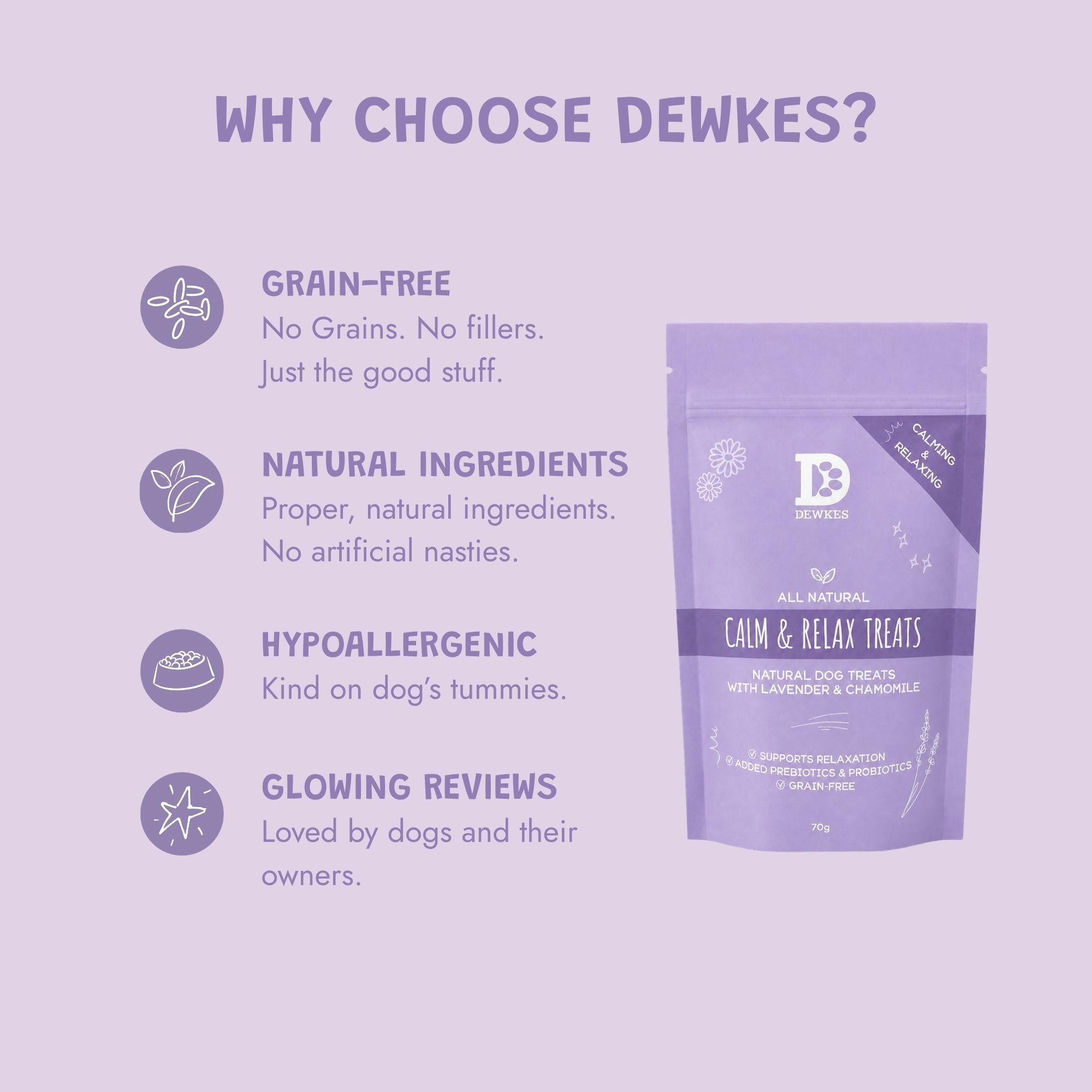 Calming Dog Treats – Natural Stress Relief for Anxious Dogs