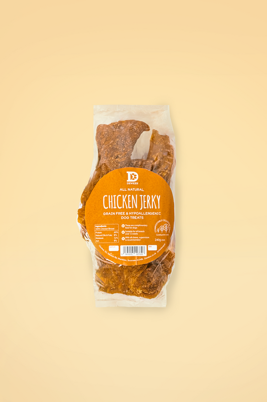 Dewkes Chicken Jerky – 100% Natural Chicken Dog Treats