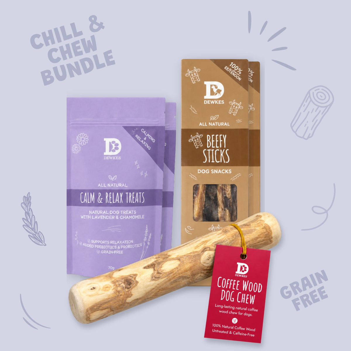 Chill & Chew Dog Treat Bundle