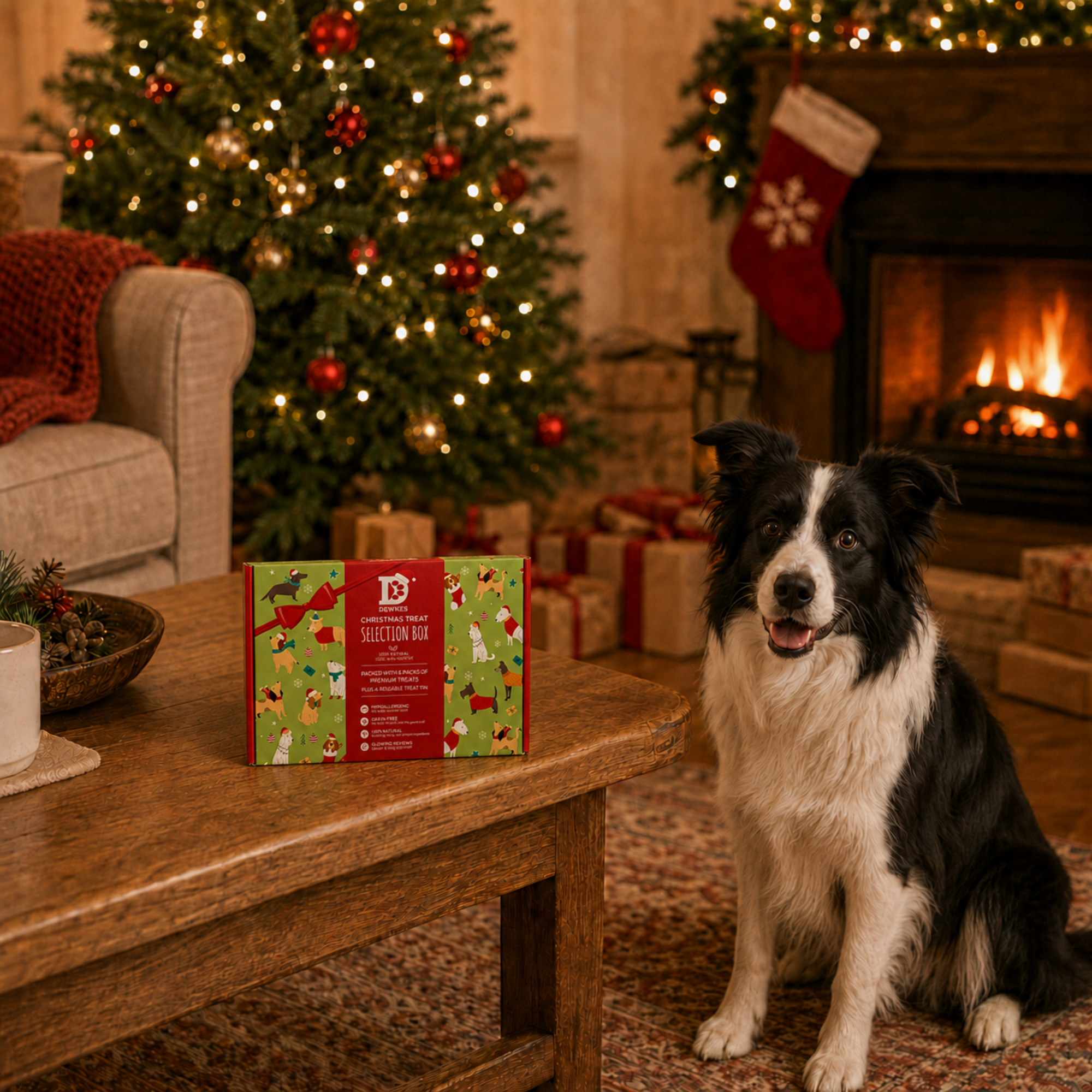 Christmas Dog Treat Gift Box