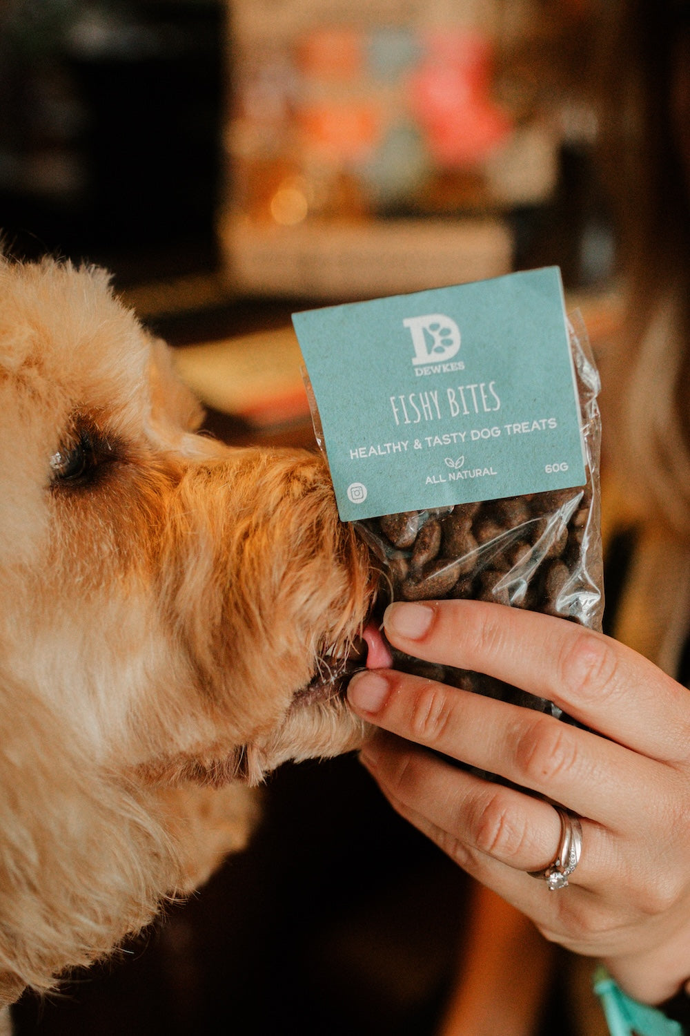 Natural Fishy Dog Treats – Dewkes Fishy Bites 400g | Dog Fishy Snacks