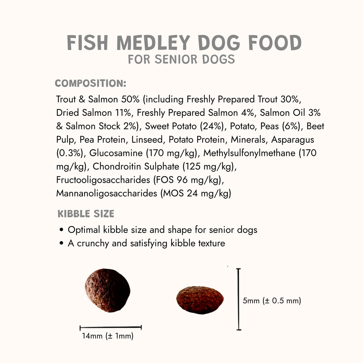 Fish Medley Senior Grain-Free Dry Dog Food