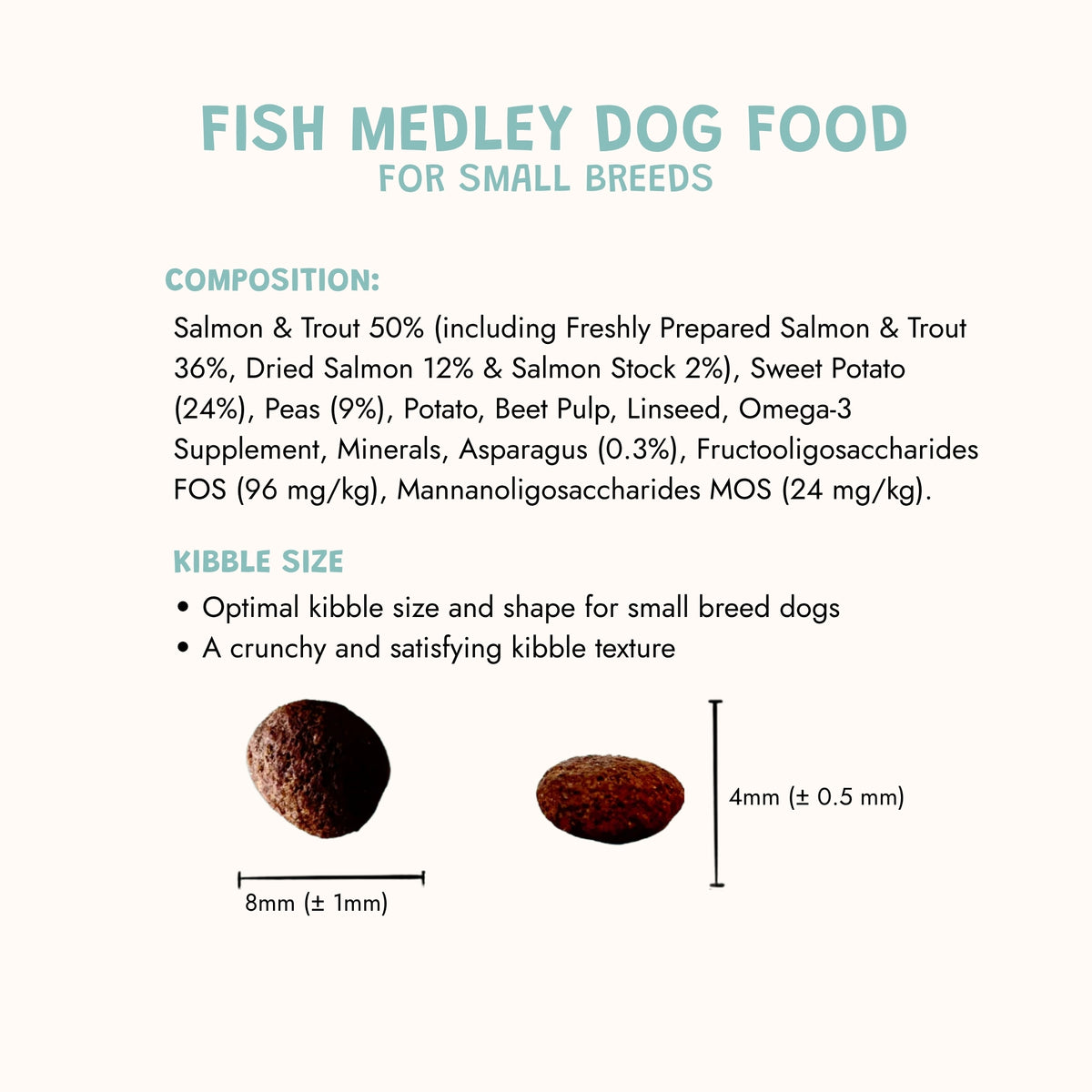 Fish Medley Small Breed Grain-Free Dry Dog Food