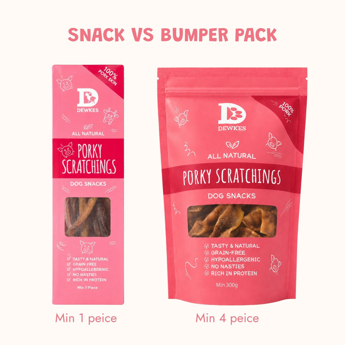 The Bestsellers Bundle - 4-Pack Variety Dog Treats