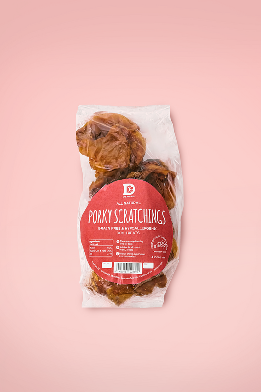 Dewkes Porky Scratchings – 100% Natural Pork Treats for Dogs