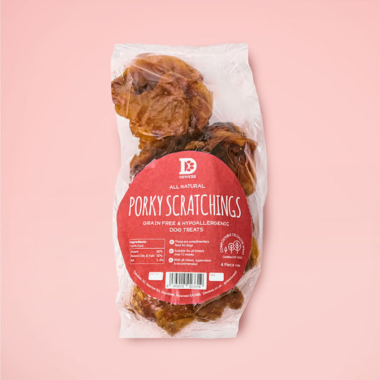 Dewkes Porky Scratchings – 100% Natural Pork Treats for Dogs
