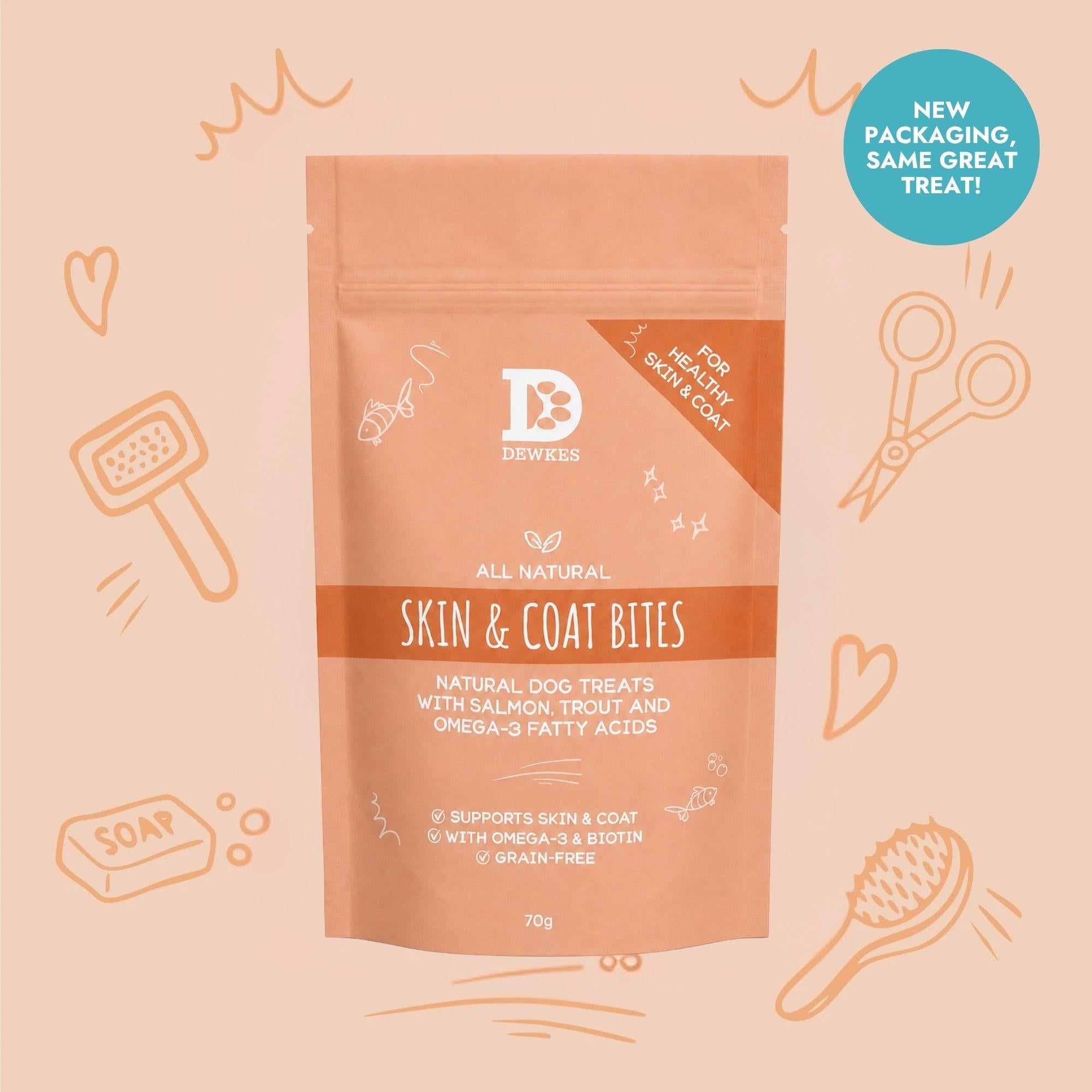 Skin & Coat Dog Treats – Natural Nutrition for Shiny, Healthy Coats