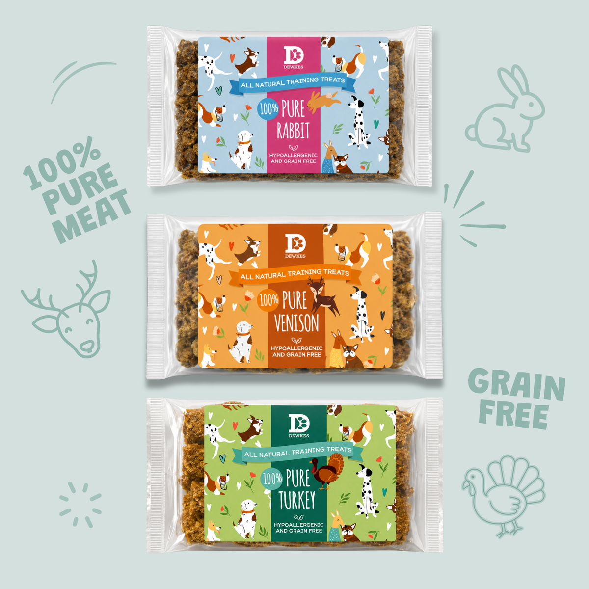 Pure Meat Training Treat Bundle