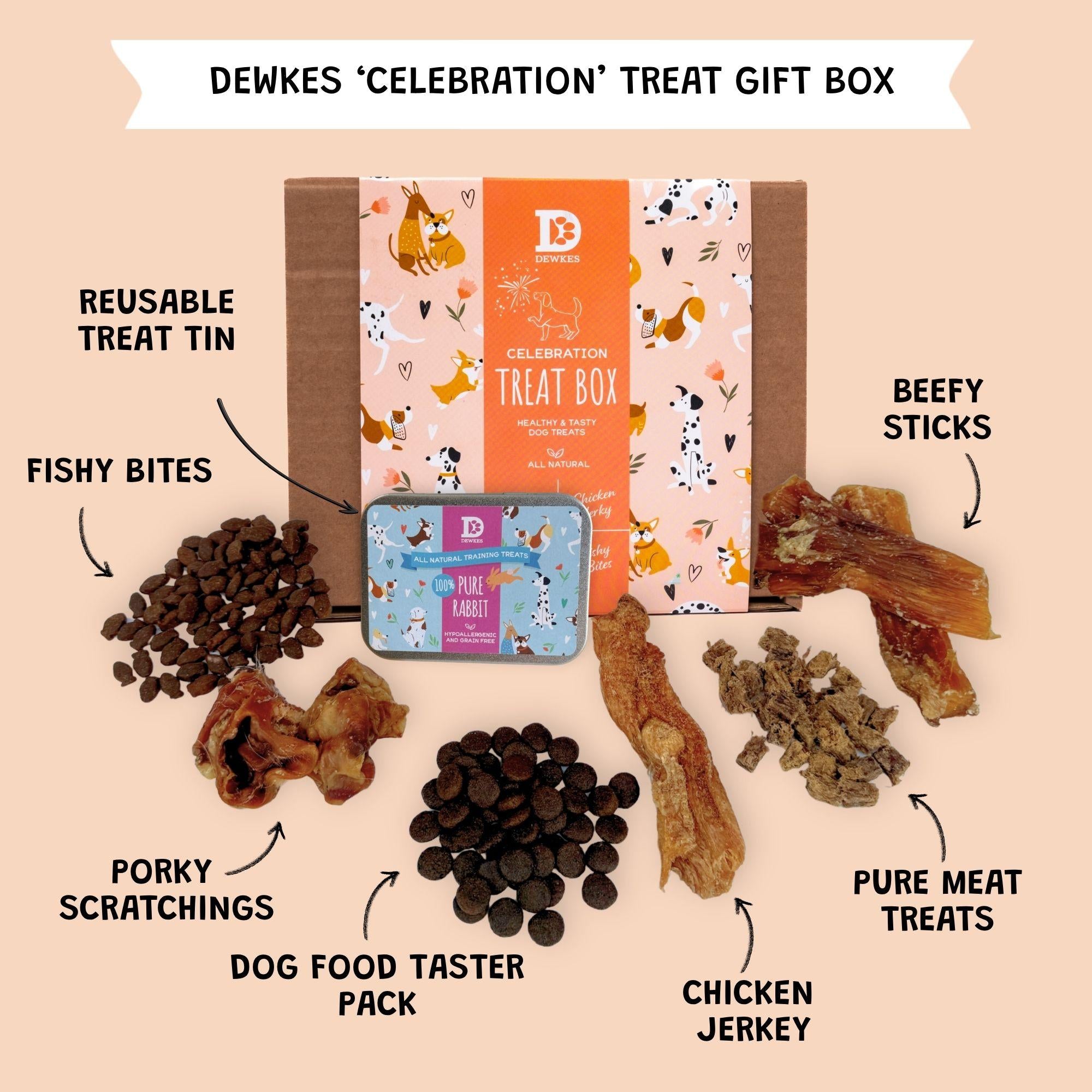 Celebration Dog Treat Gift Box