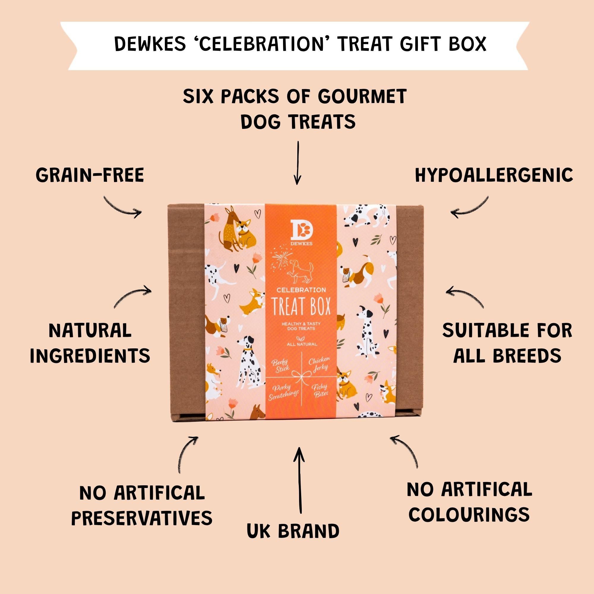 Celebration Dog Treat Gift Box