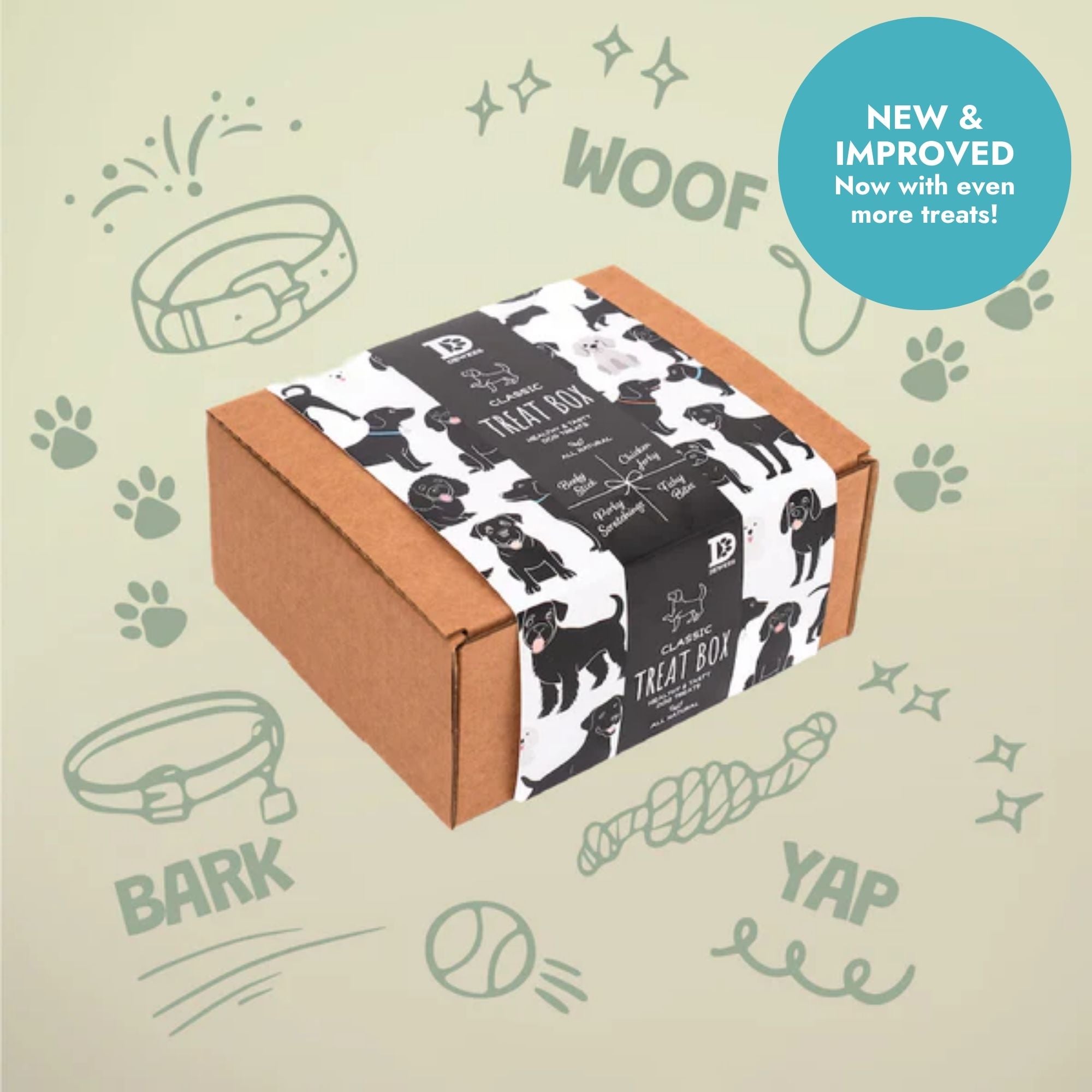 Classic Dog Treat Gift Box